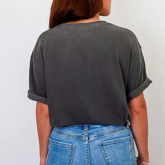 Simply Sage Market - Women's Garment Dyed Graphic T-Shirt - Long Live Country Girls Boots