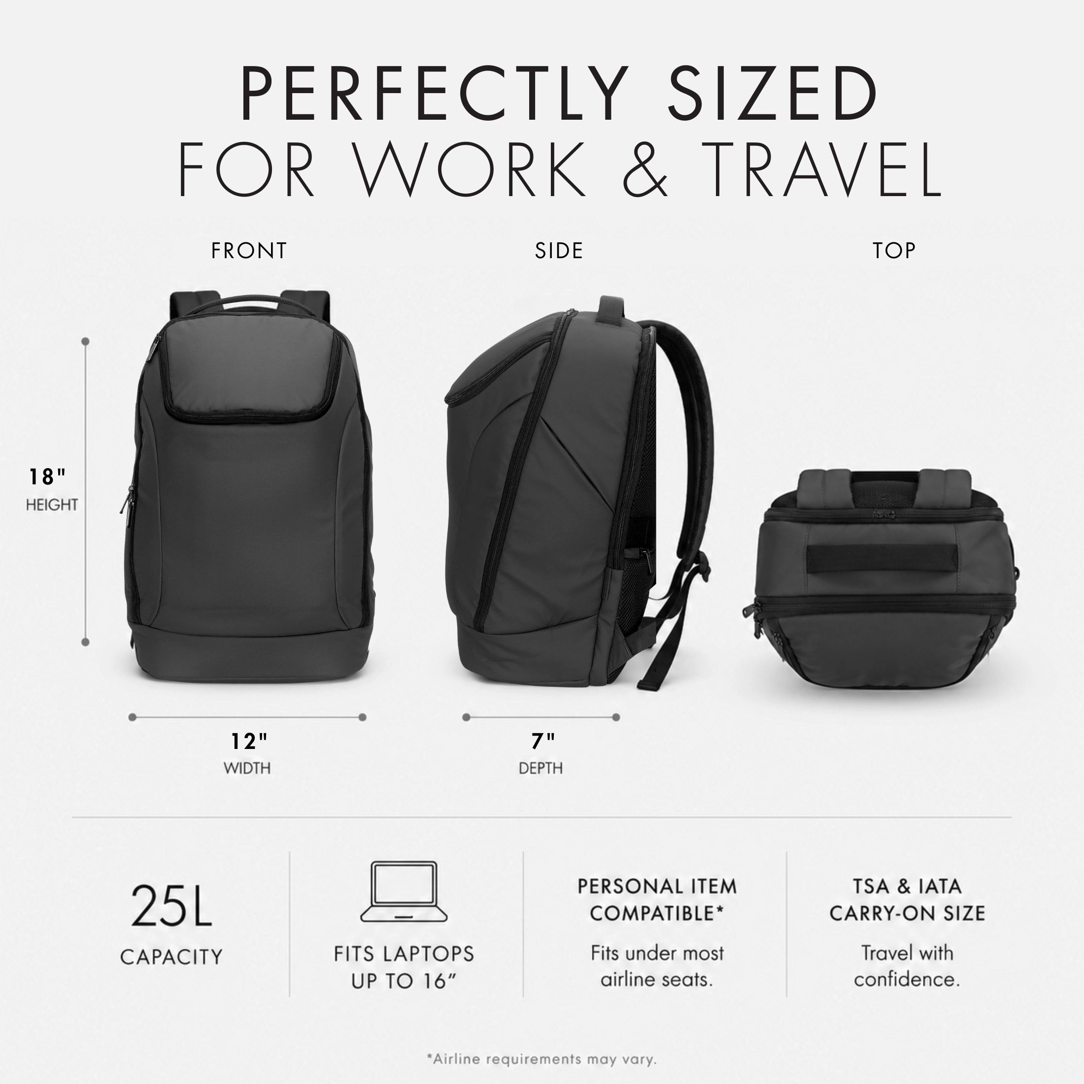 Hynes Eagle Men's Workday Laptop Backpack