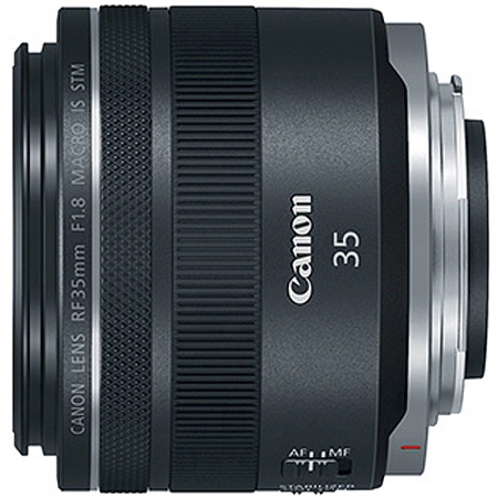 Canon RF 35mm f/1.8 is Macro STM Lens (2973C002) + AOM Pro Starter Bundle Kit (International Version)