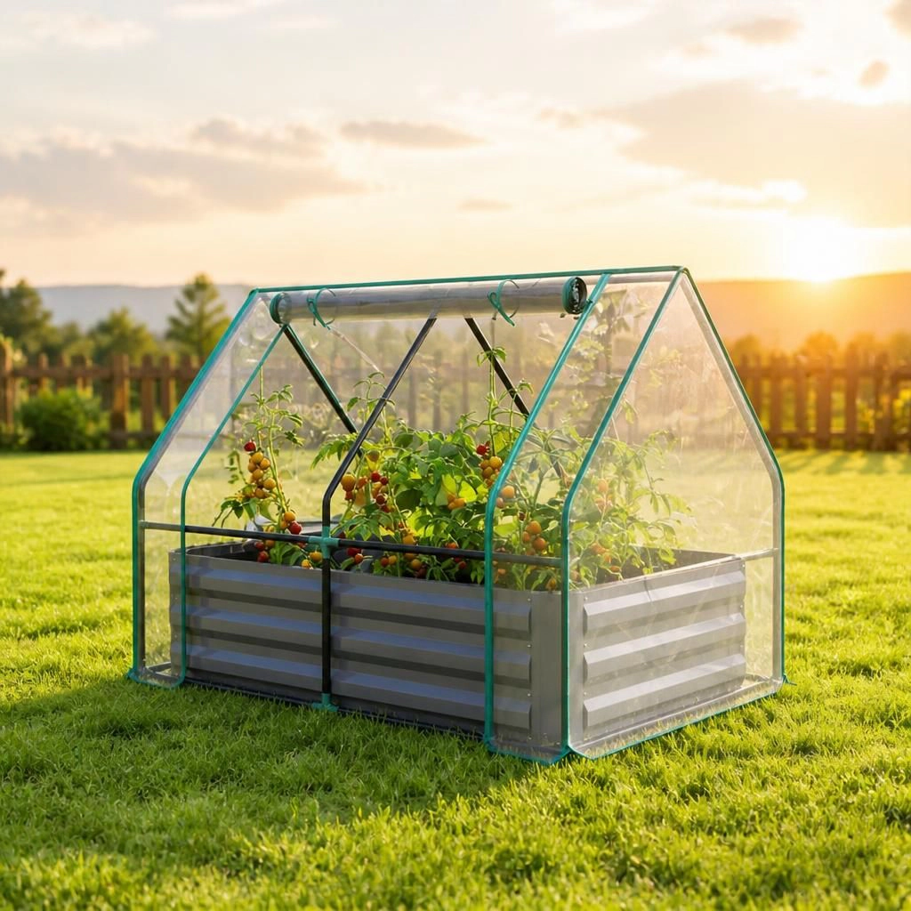 WOW PIONEER Elevated Steel Planter Bed
