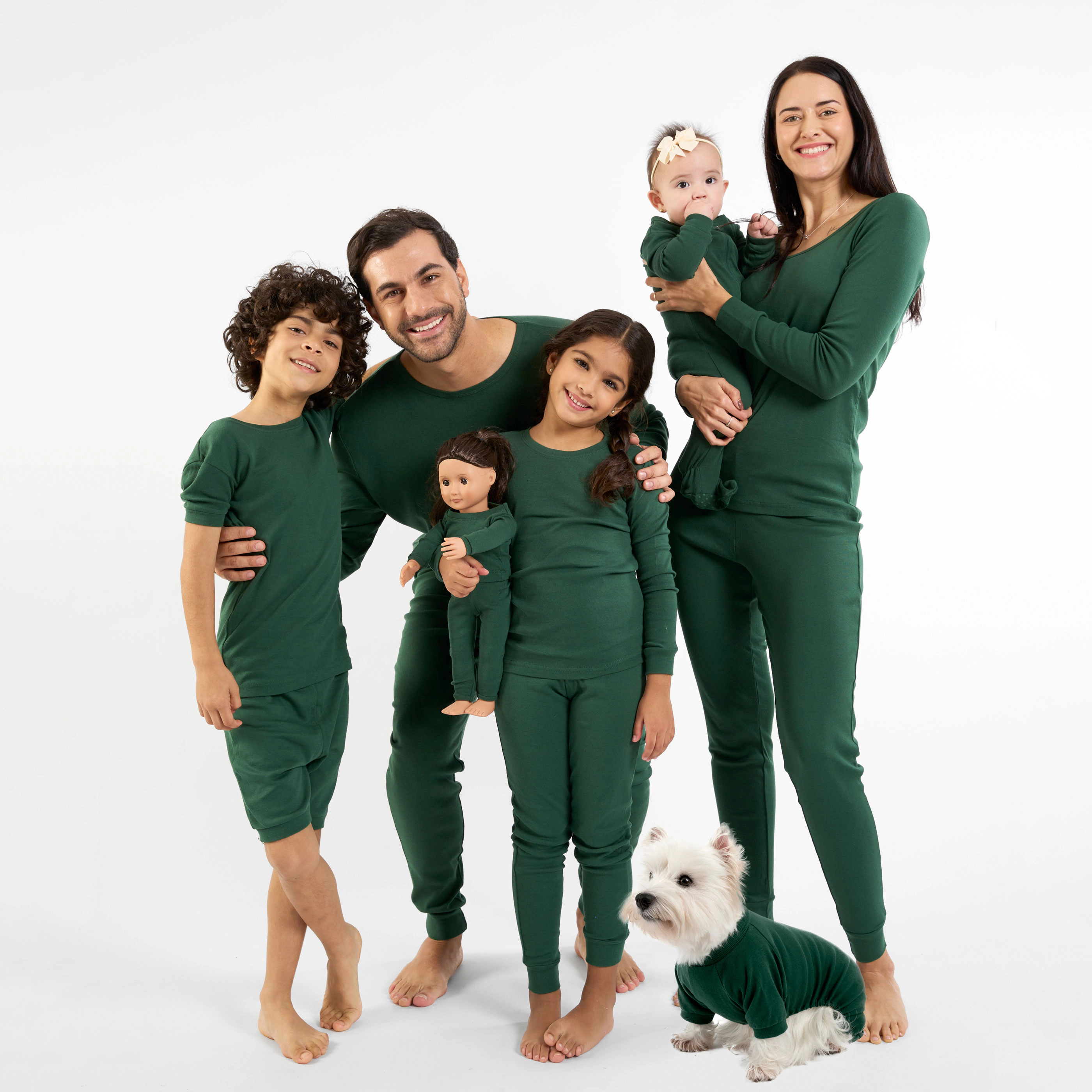 Leveret Toddler/Kids 2-pc Boho Solid Cotton Snug Fit Pajamas