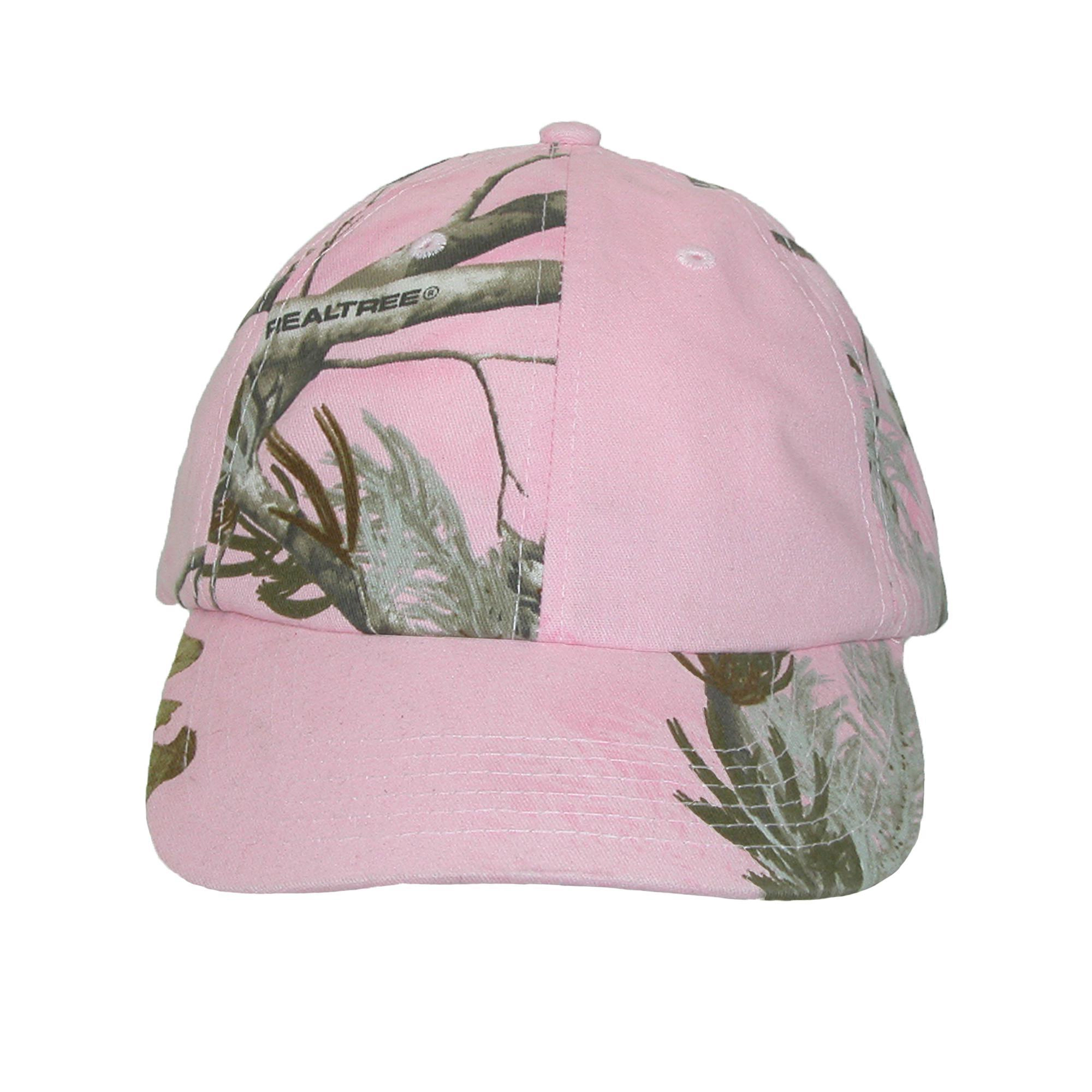 CTM Women's Kati Treestand Pink Camo Baseball Hat