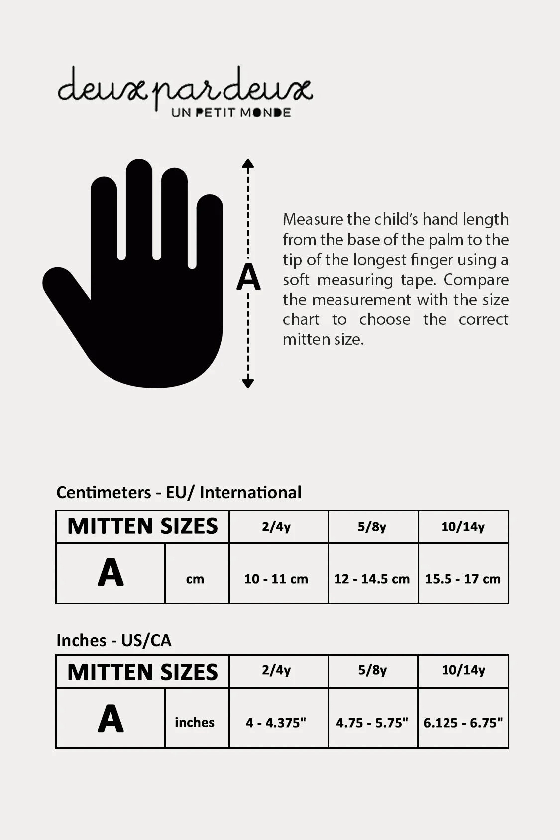 Deux par Unisex Ribbed Knit Logo Cuff Mittens