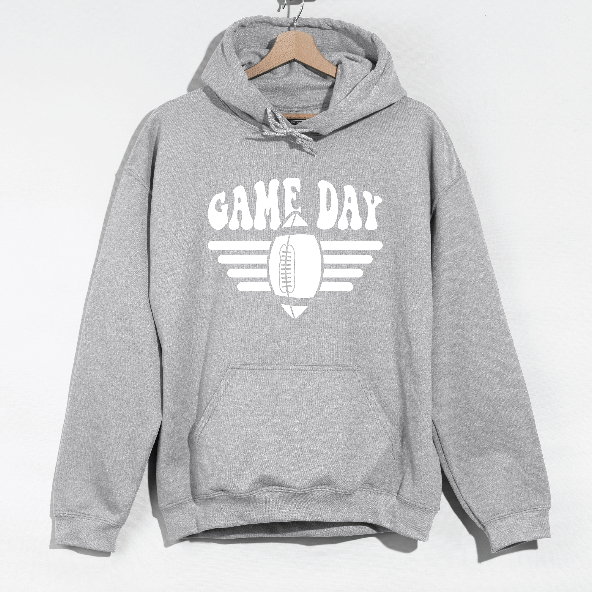 Simply Sage Market - Men's Graphic Hoodie Football Game Day Stripes