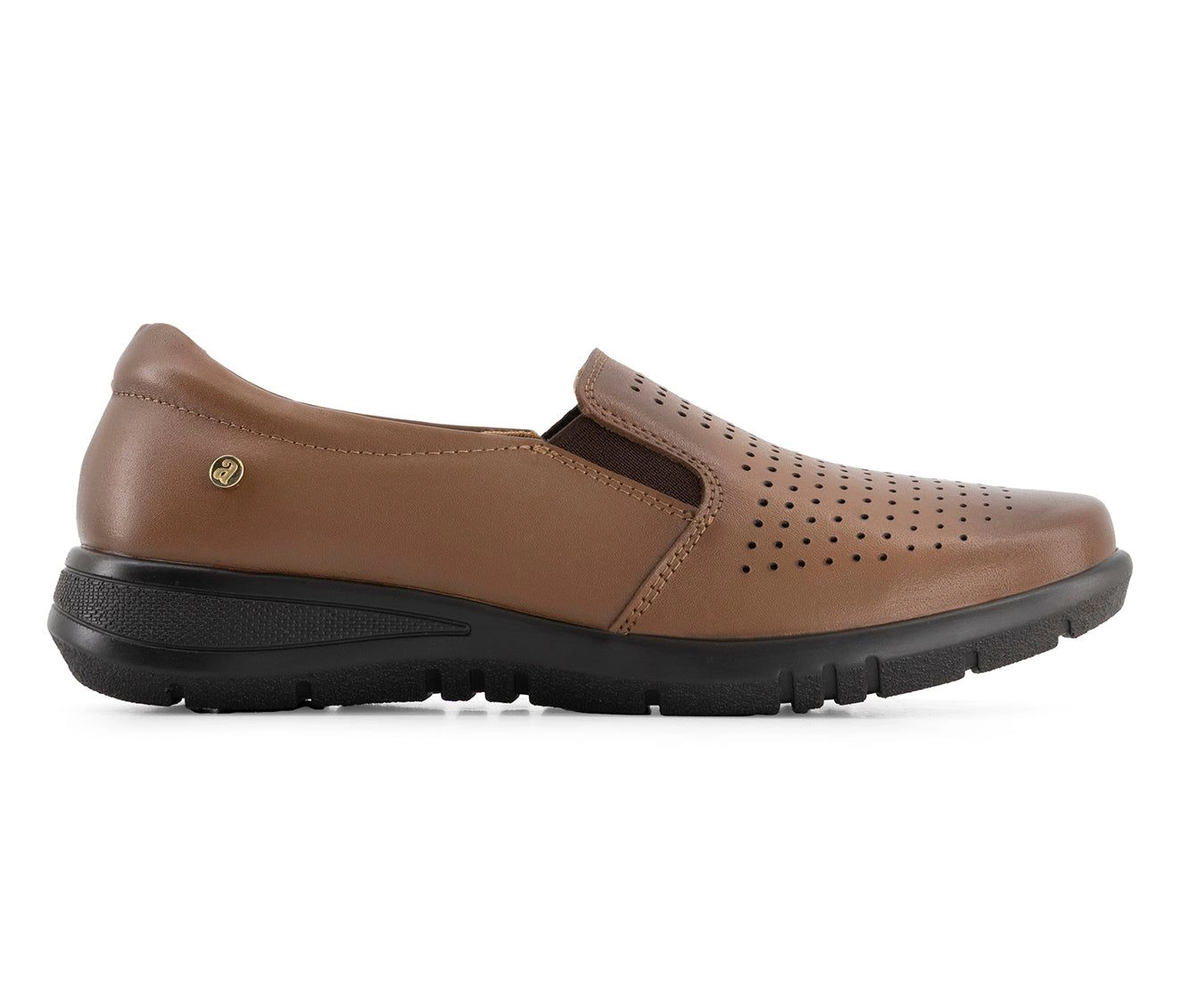 Andrea Womens Comfort Leather Loafers