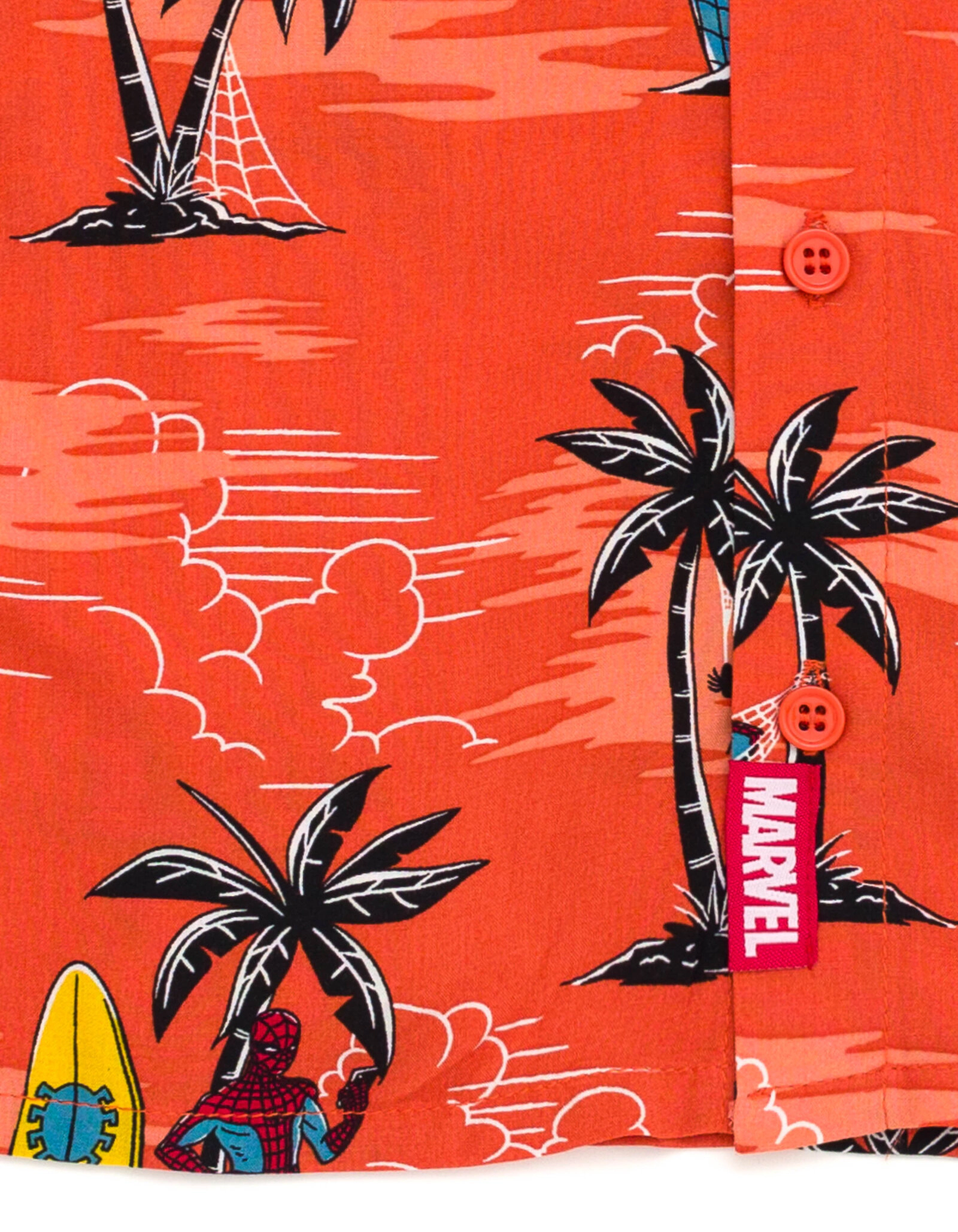 Marvel Spider-Man Matching Family Button Front Hawaiian Shirt