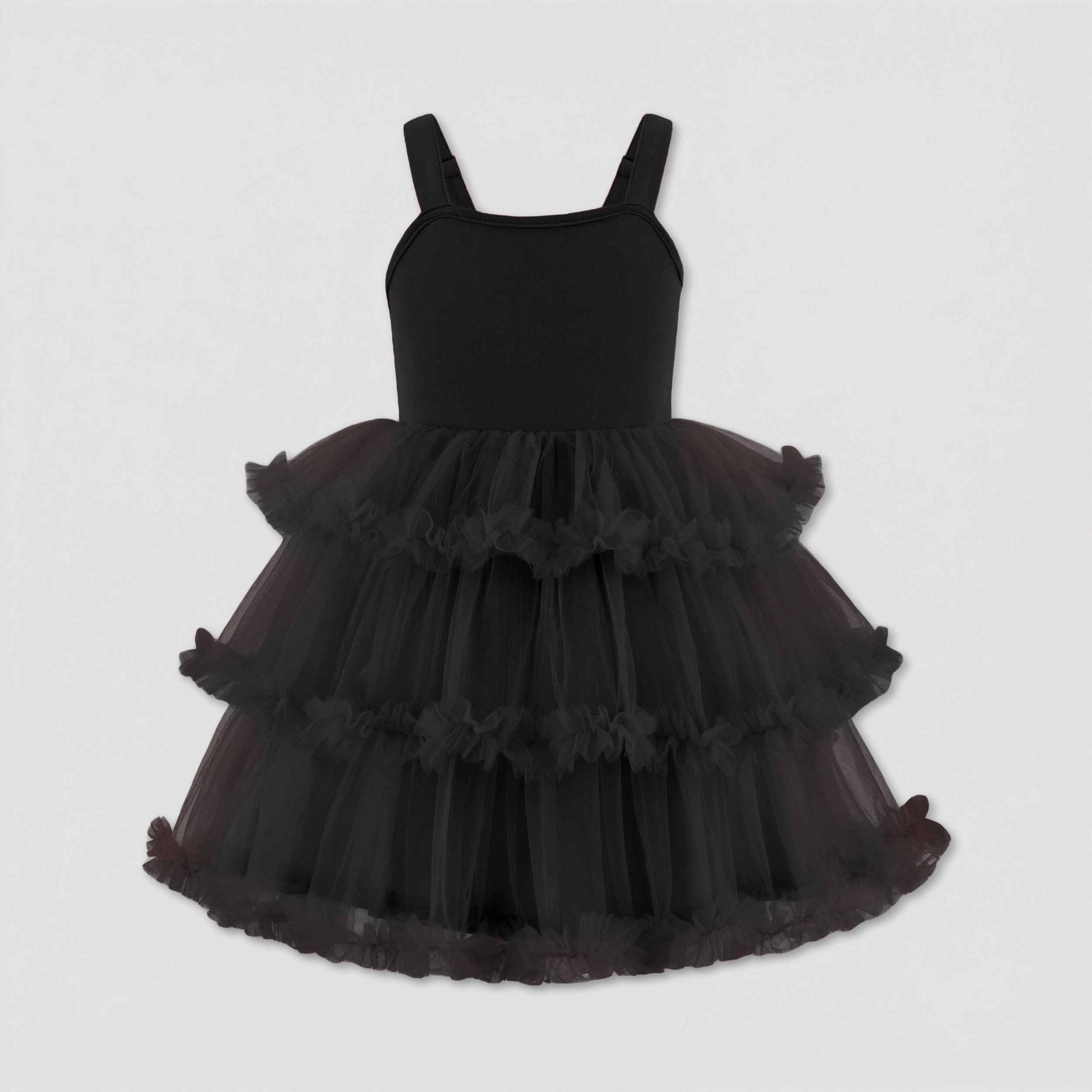 Arshiner Toddler Girls Tulle Dress Tiered Ruffle Fluffy Spaghetti Straps Tutu Dresses Summer Clothes