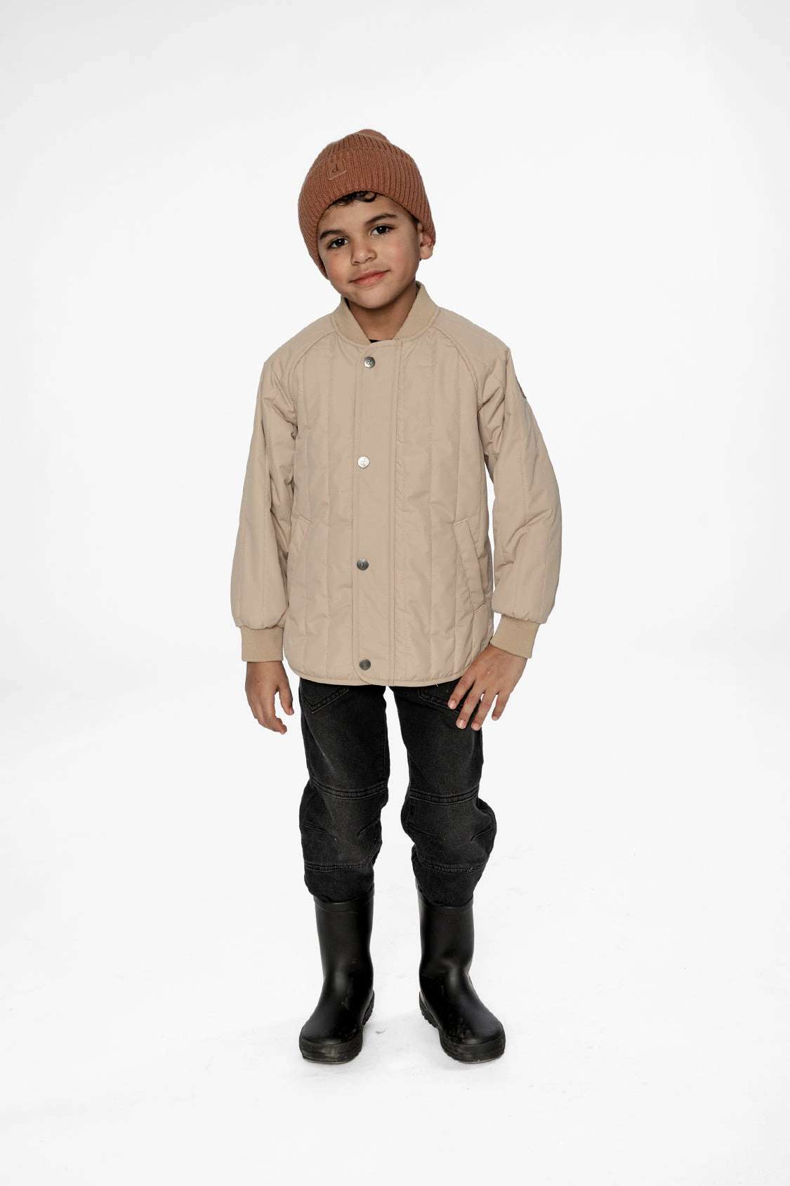 Deux par Unisex Quilted Raglan Sleeve Jacket