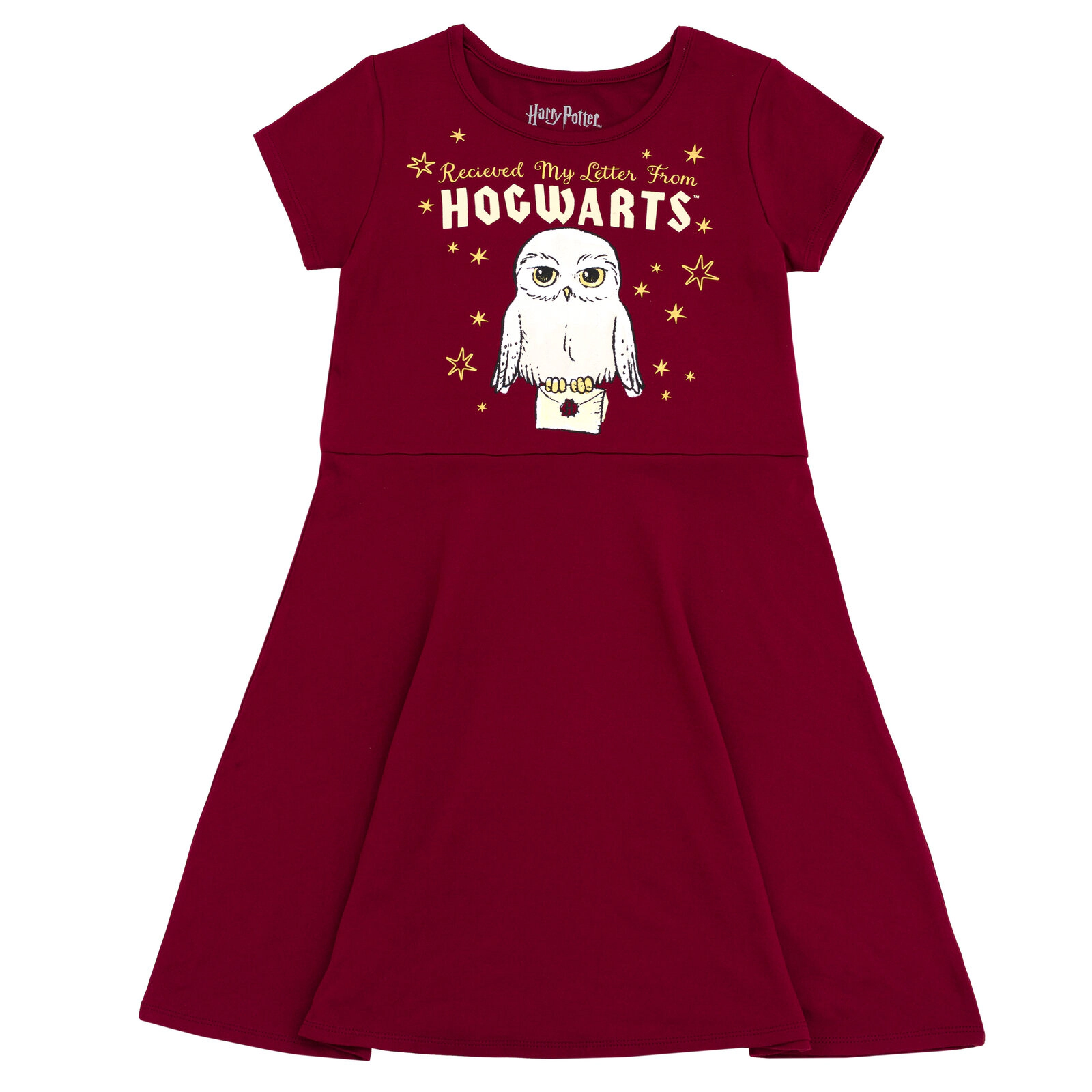 Harry Potter Hedwig Girls' 2-Pack Skater Dresses