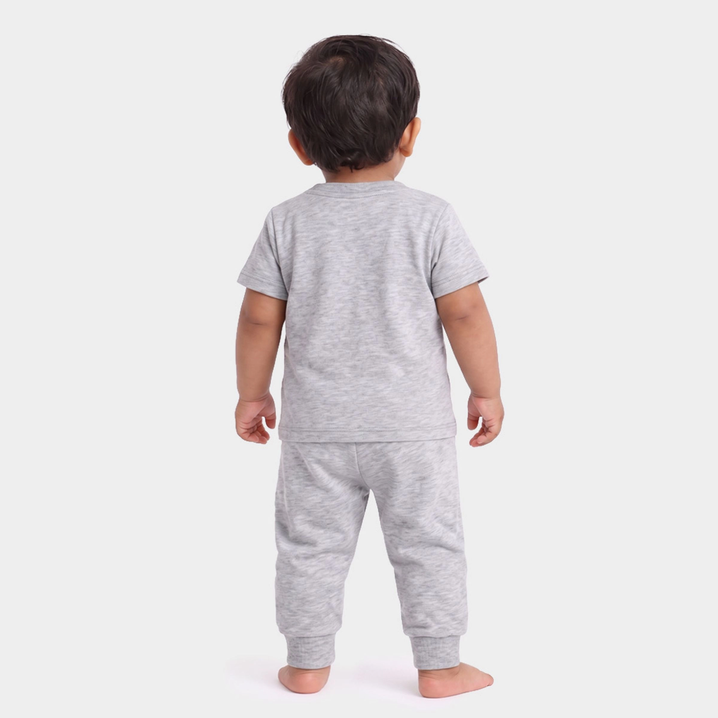 The Juniper Shop - Infant Jogger Pant Crew Set Out Door Dinosaur