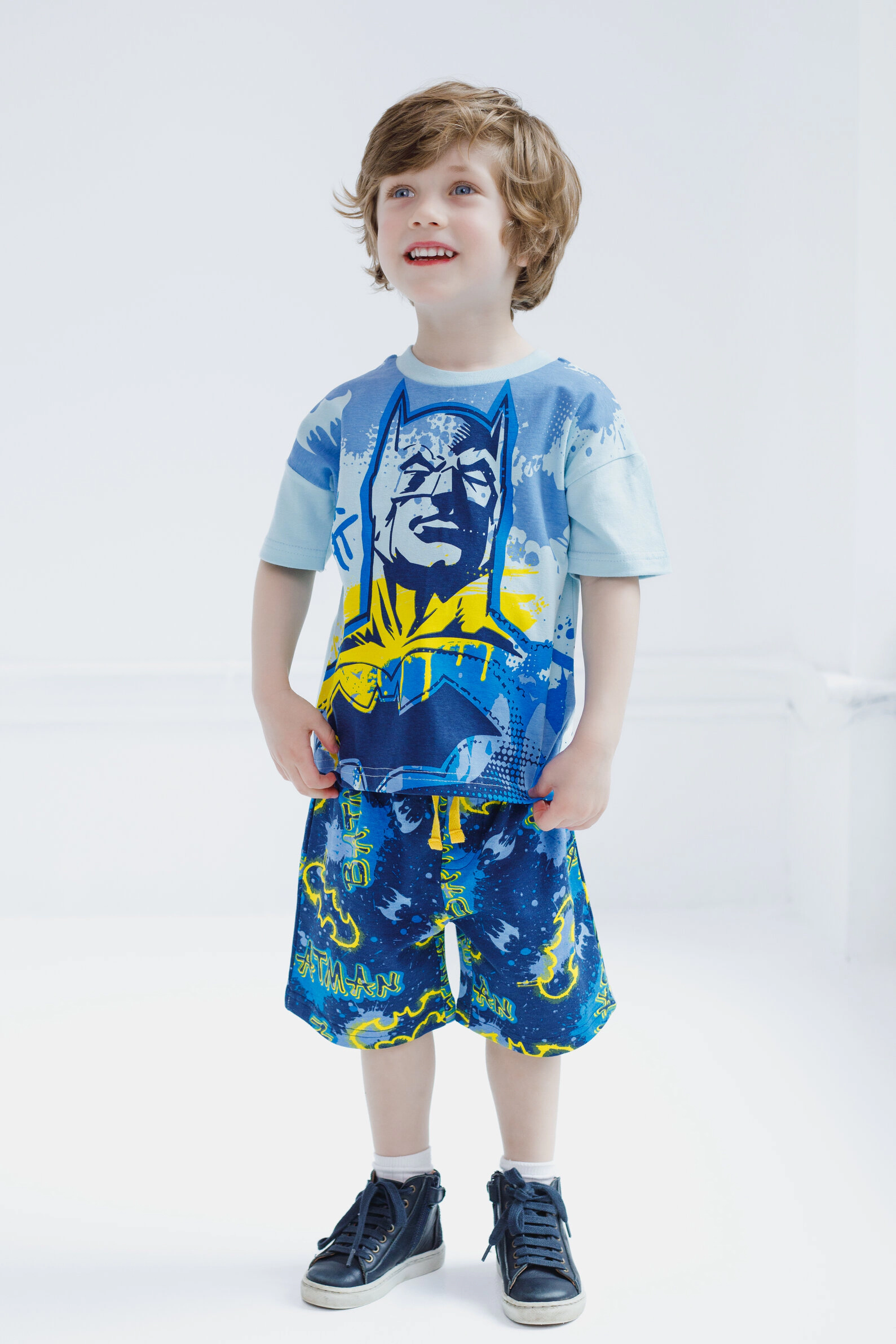 DC Comics Justice League Boys' 2-Piece T-Shirt and Shorts Set