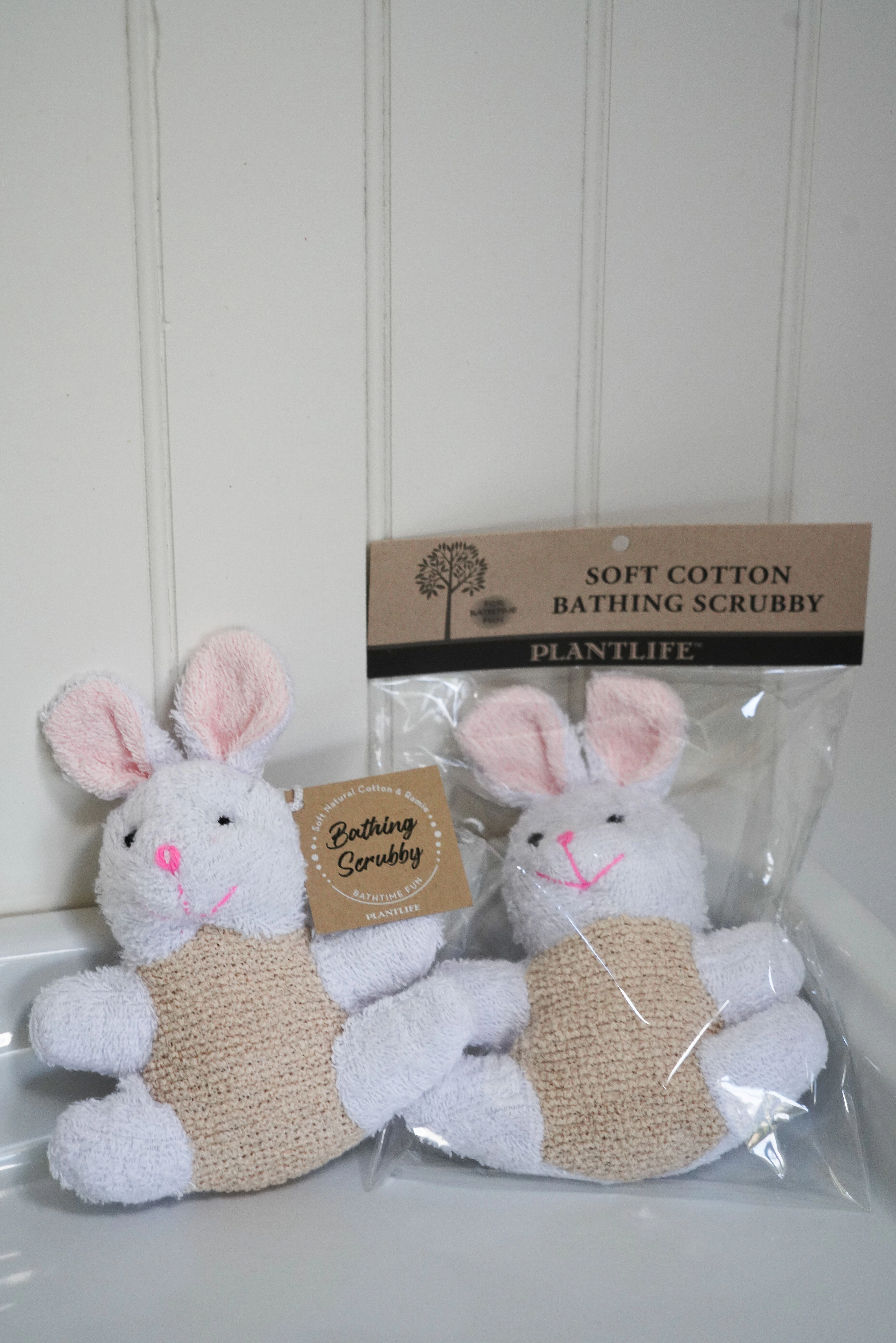 Plantlife Bunny Ramie Bath Scrubby