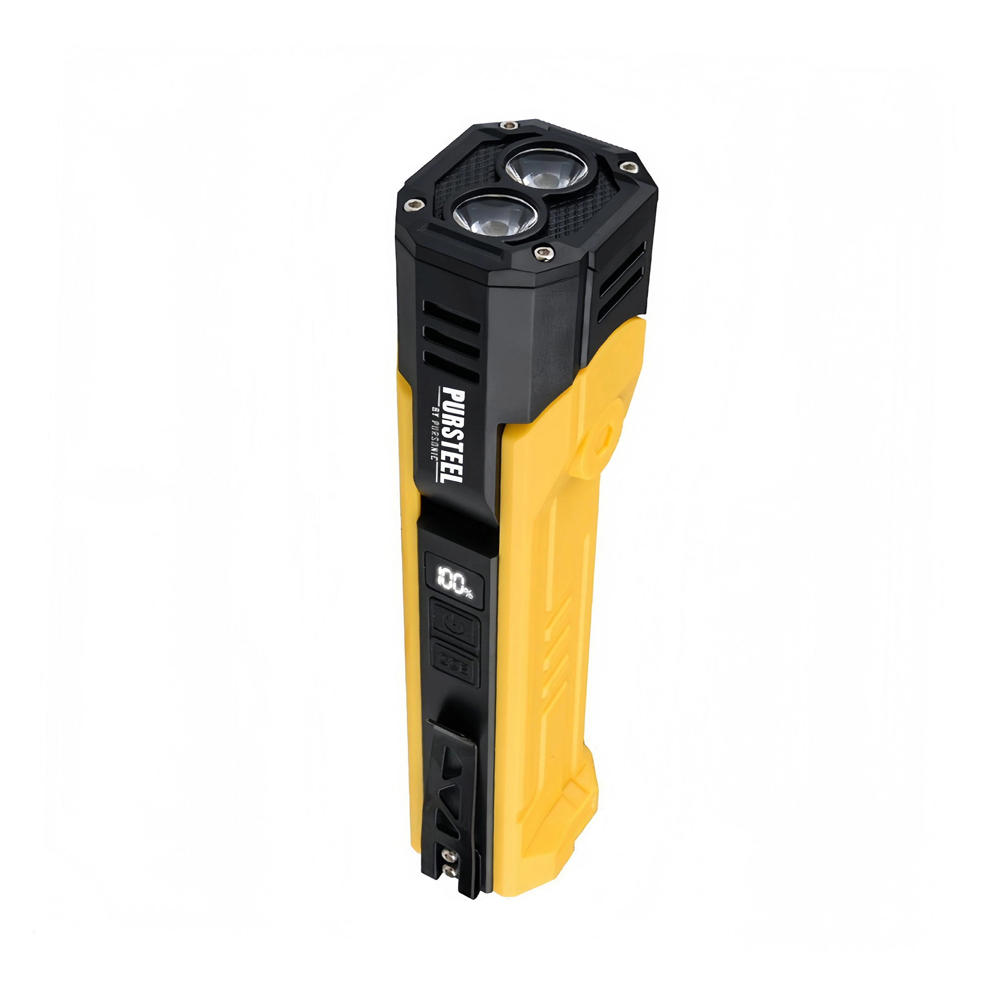 Pursonic Unisex 2-in-1 Rechargeable LED Flashlight & Red Strobe