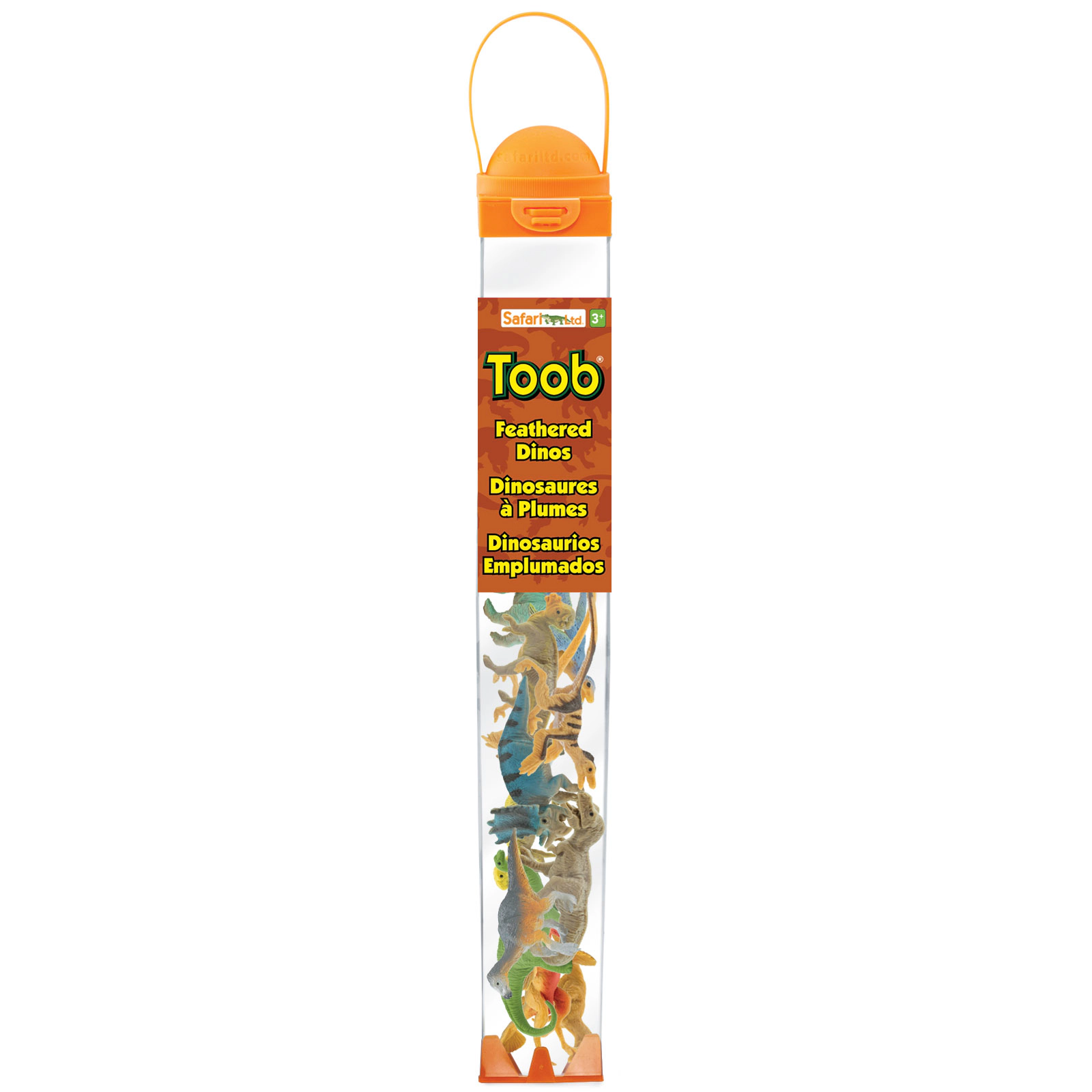 Safari Ltd. - Feathered Dinos TOOB - contains 12 Mini Figurines