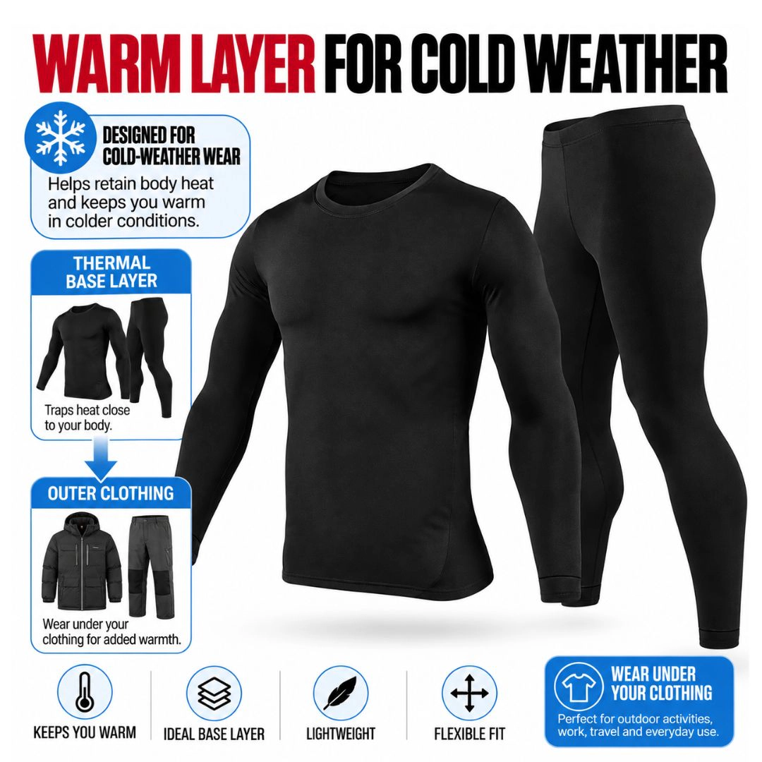 Men’s Thermal Underwear Set