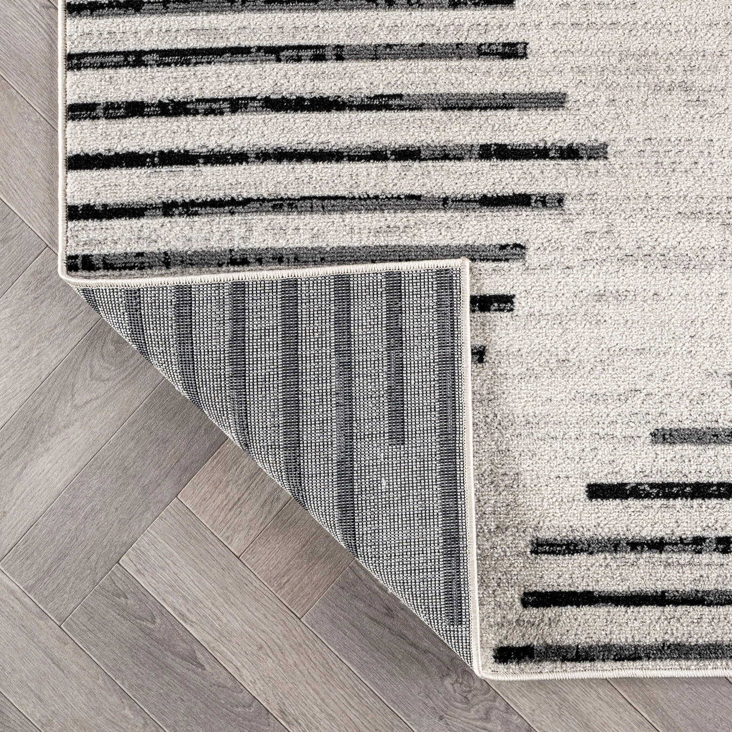 World Rug Gallery Contemporary Abstract Area Rug for Living Room, Bedroom, or Entryway – Low Pile