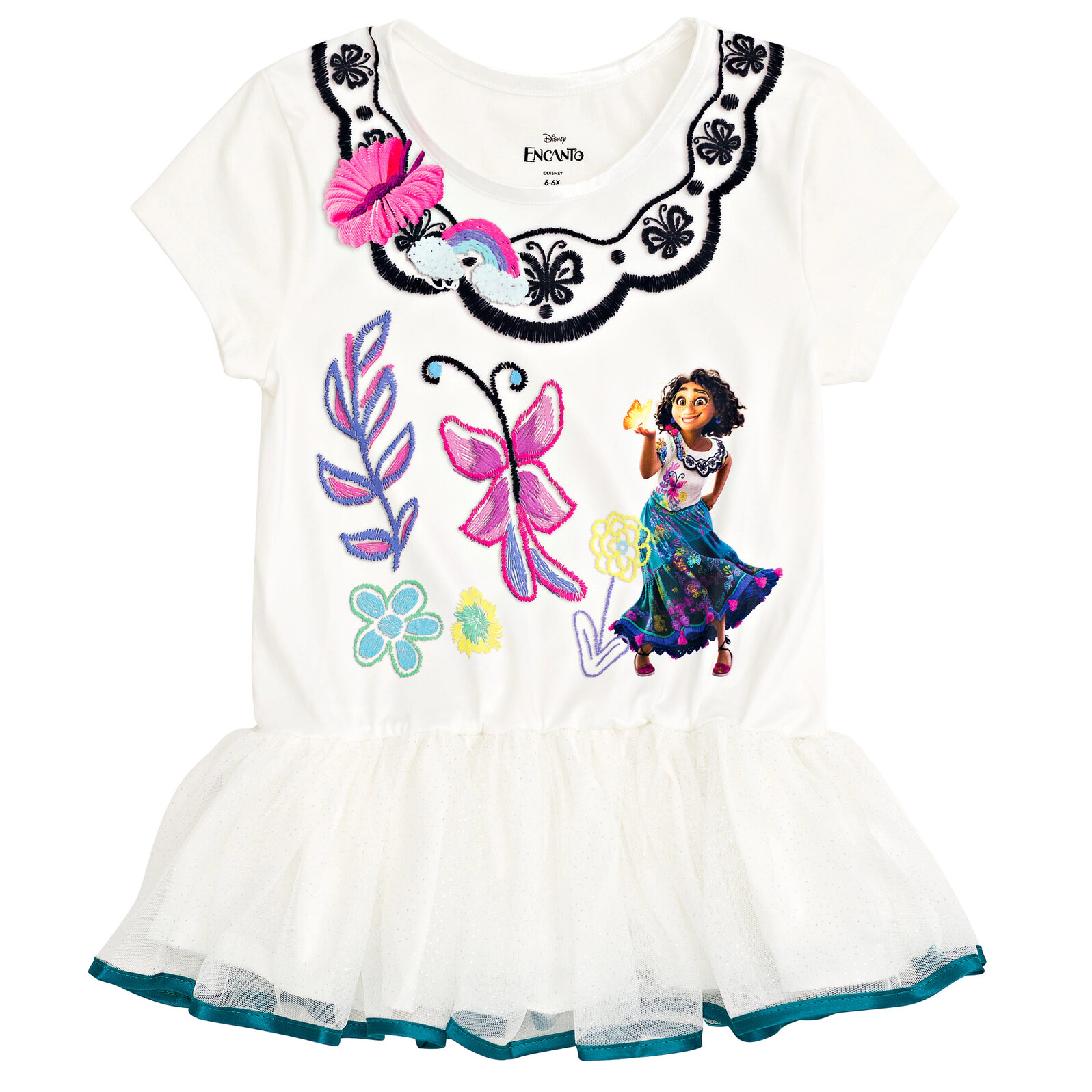 Disney Encanto Mirabel Girls' 2-Piece T-Shirt and Leggings Set