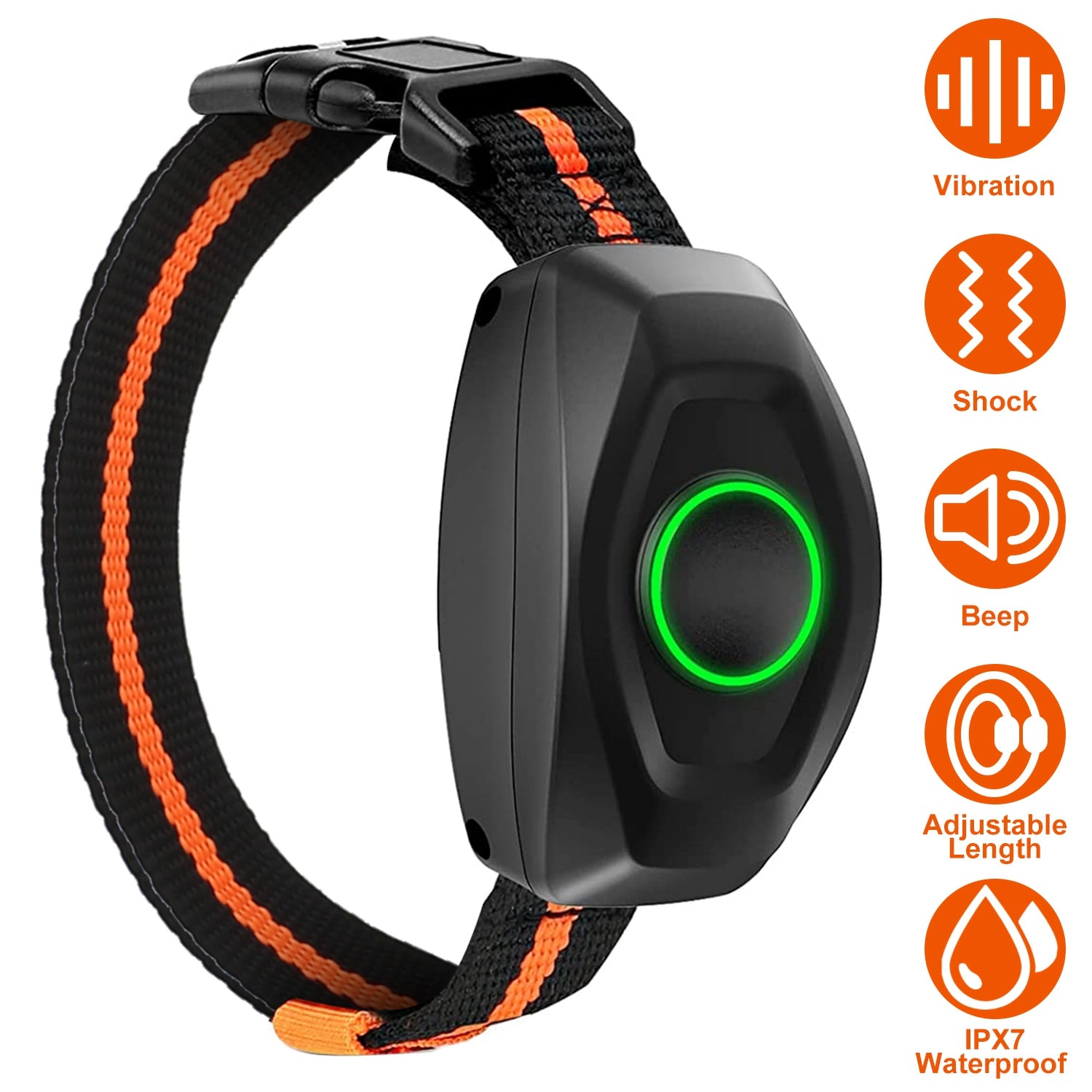 GBruno IPX7 Waterproof Rechargeable Dog Training Collar