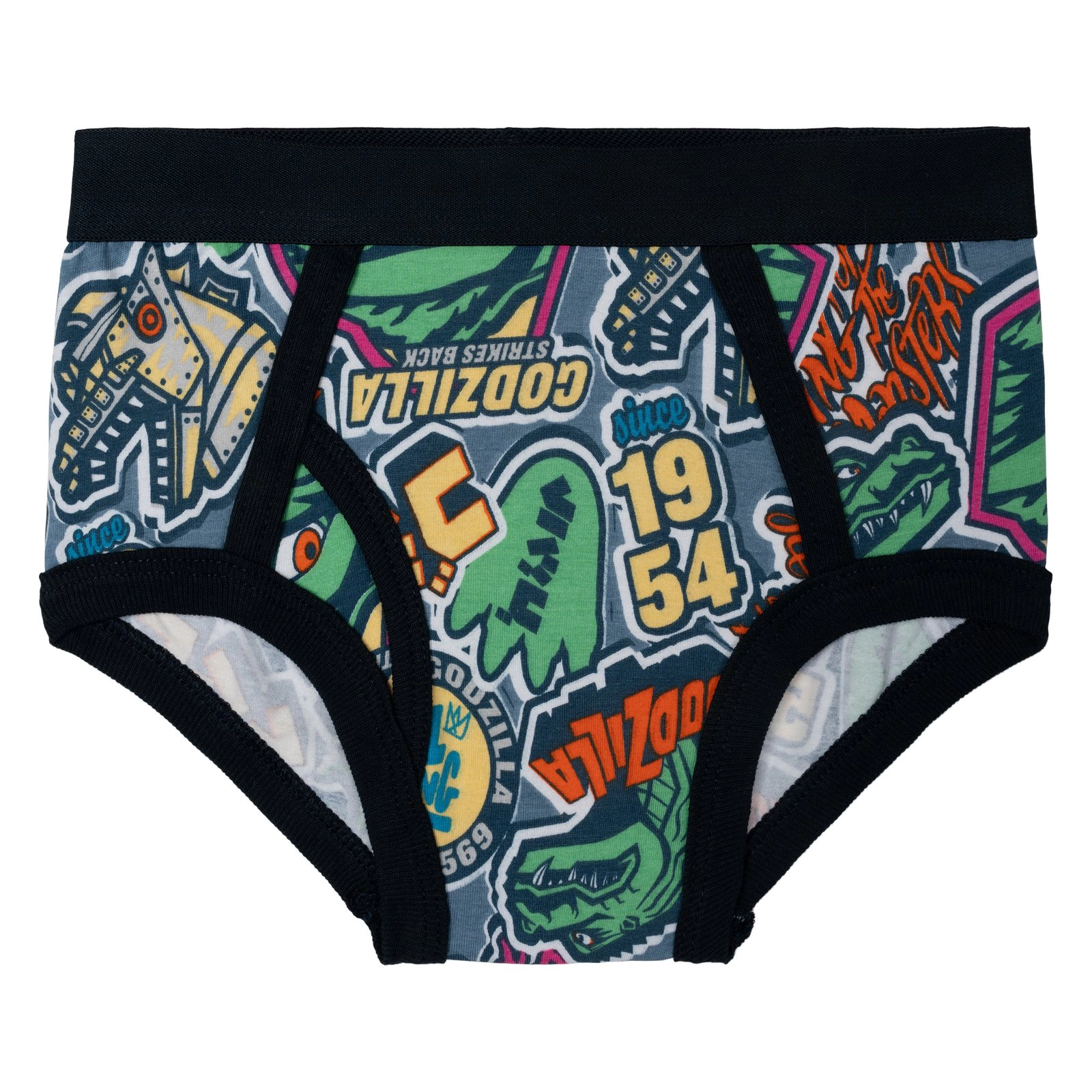 Godzilla Boys' 3-Pack Underwear Briefs