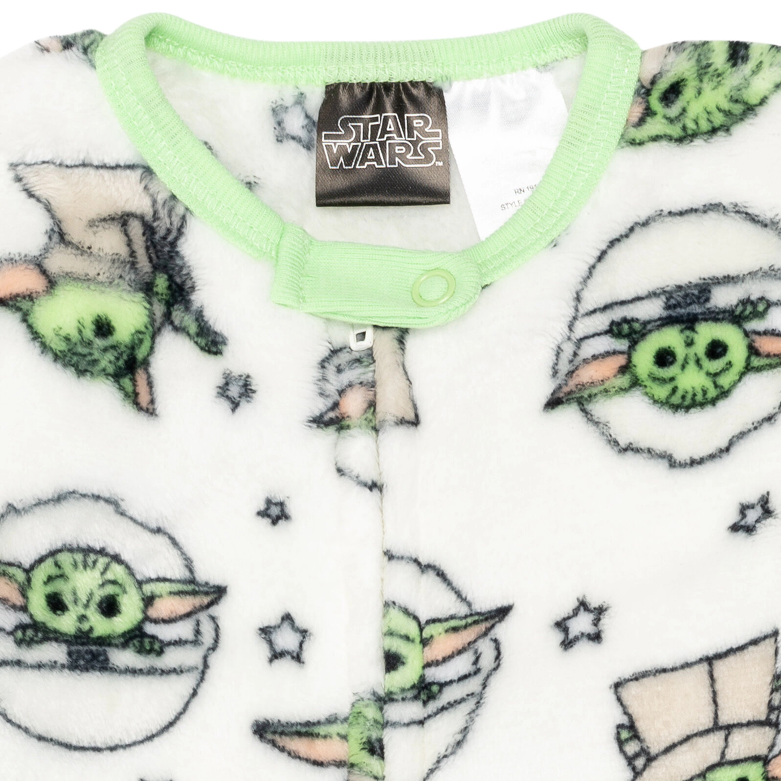Star Wars The Mandalorian Grogu Baby Fleece Footed Sleep N Play