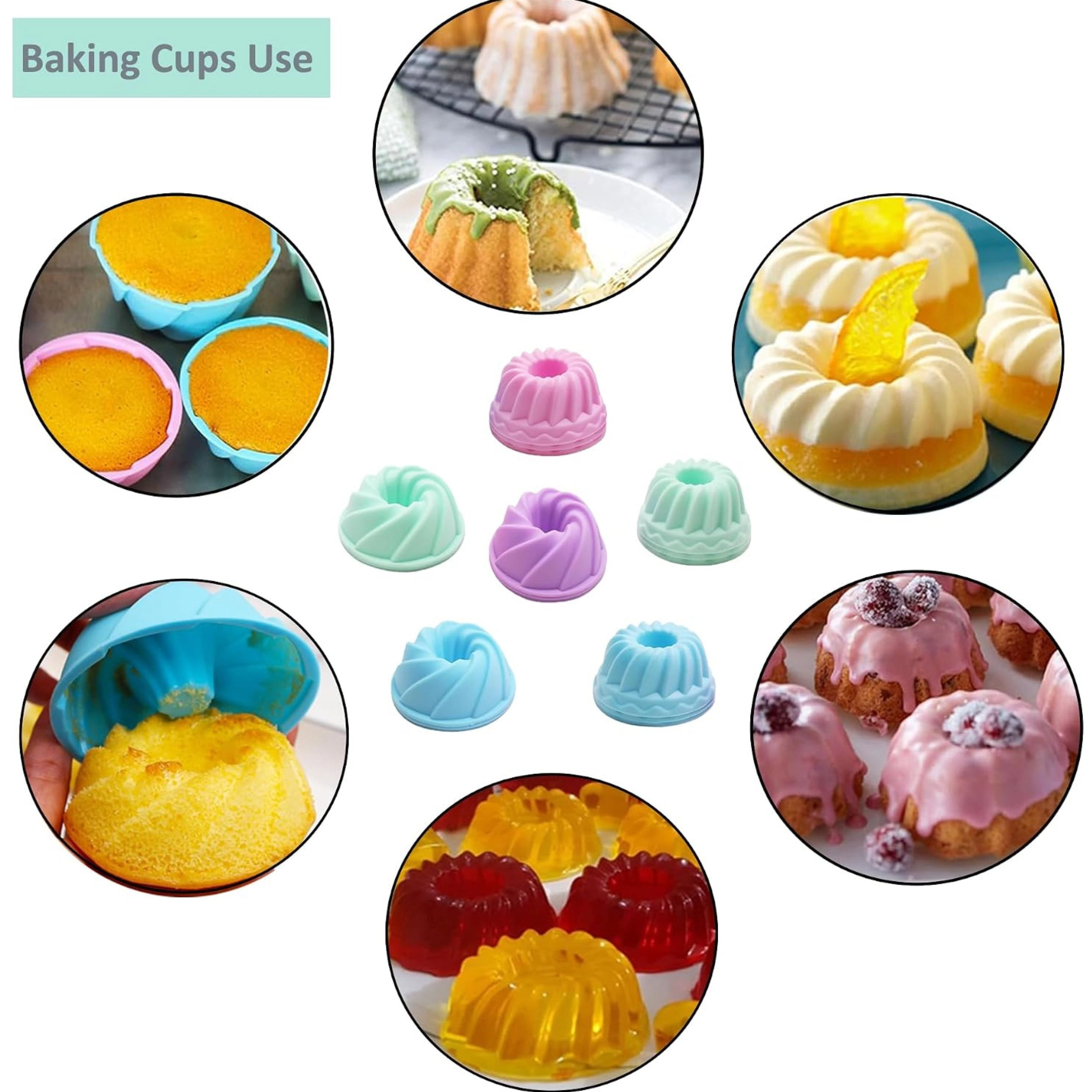 Stock Preferred Pack of 58 Gray Silicone Baking Pan Mold and Measuring Set