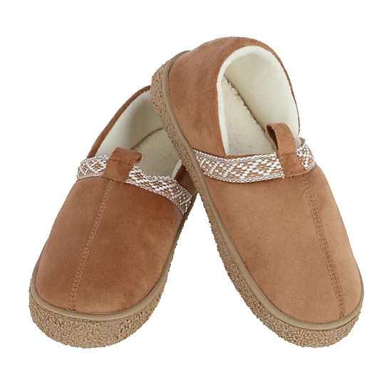 Isotoner Women's Sienna Recycled Microsuede Closed Back Slipper