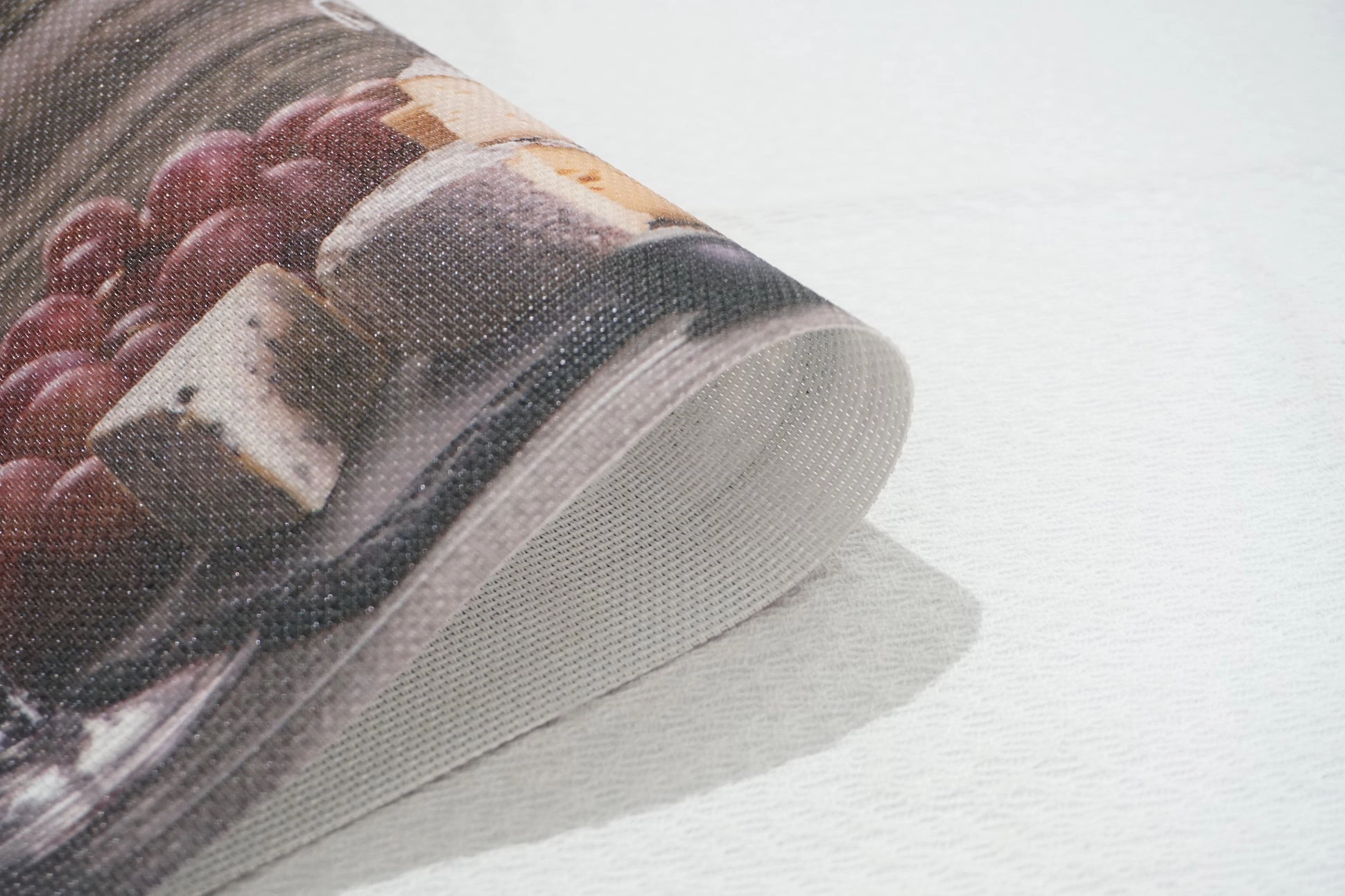 Dainty Home Wine and Grapes Woven Vinyl Reversible Rectangular 12" x 18" Placemat Set of 4