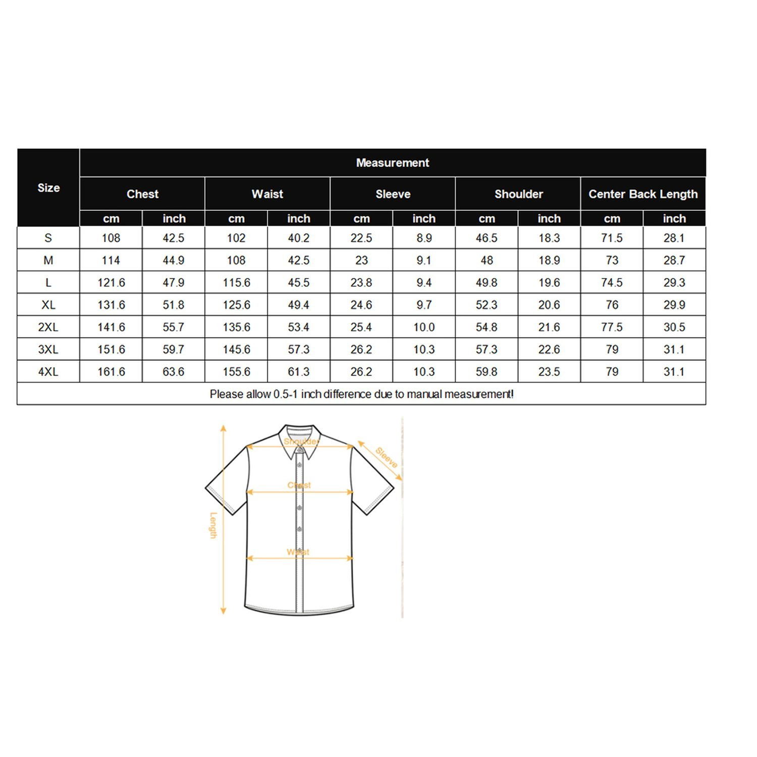 COOFANDY Mens  Short Sleeve Button Down Shirt Lapel Collar Pocket Casual Tops