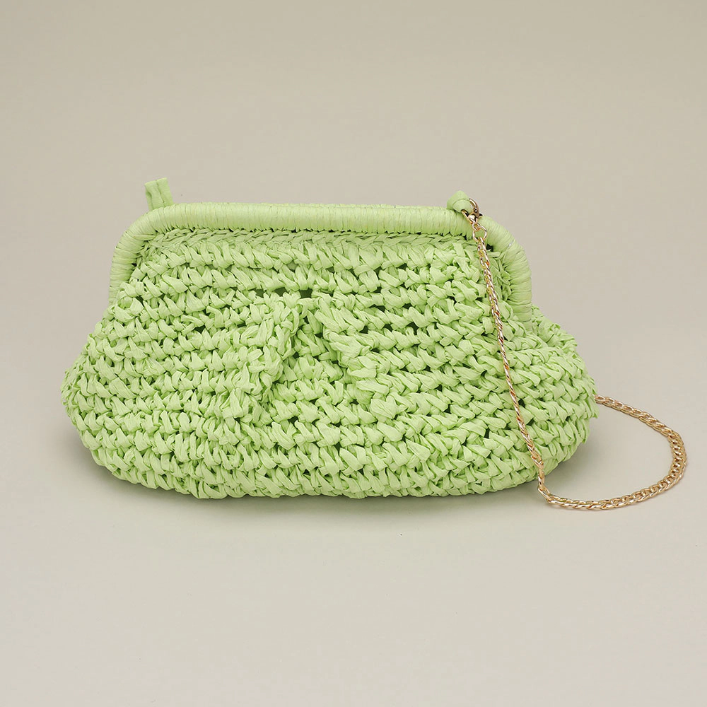 FASHNZFAB Weave Dumpling Hand Bag / Clutch / Crossbody Bag