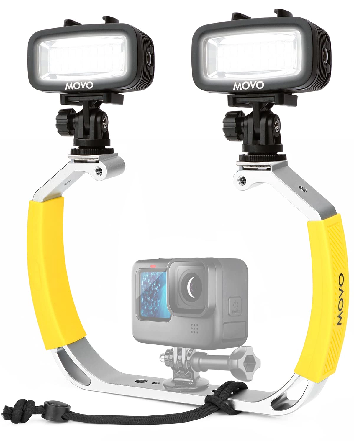 Movo DiveRig1 XL Diving Rig Bundle with Waterproof LED Lights