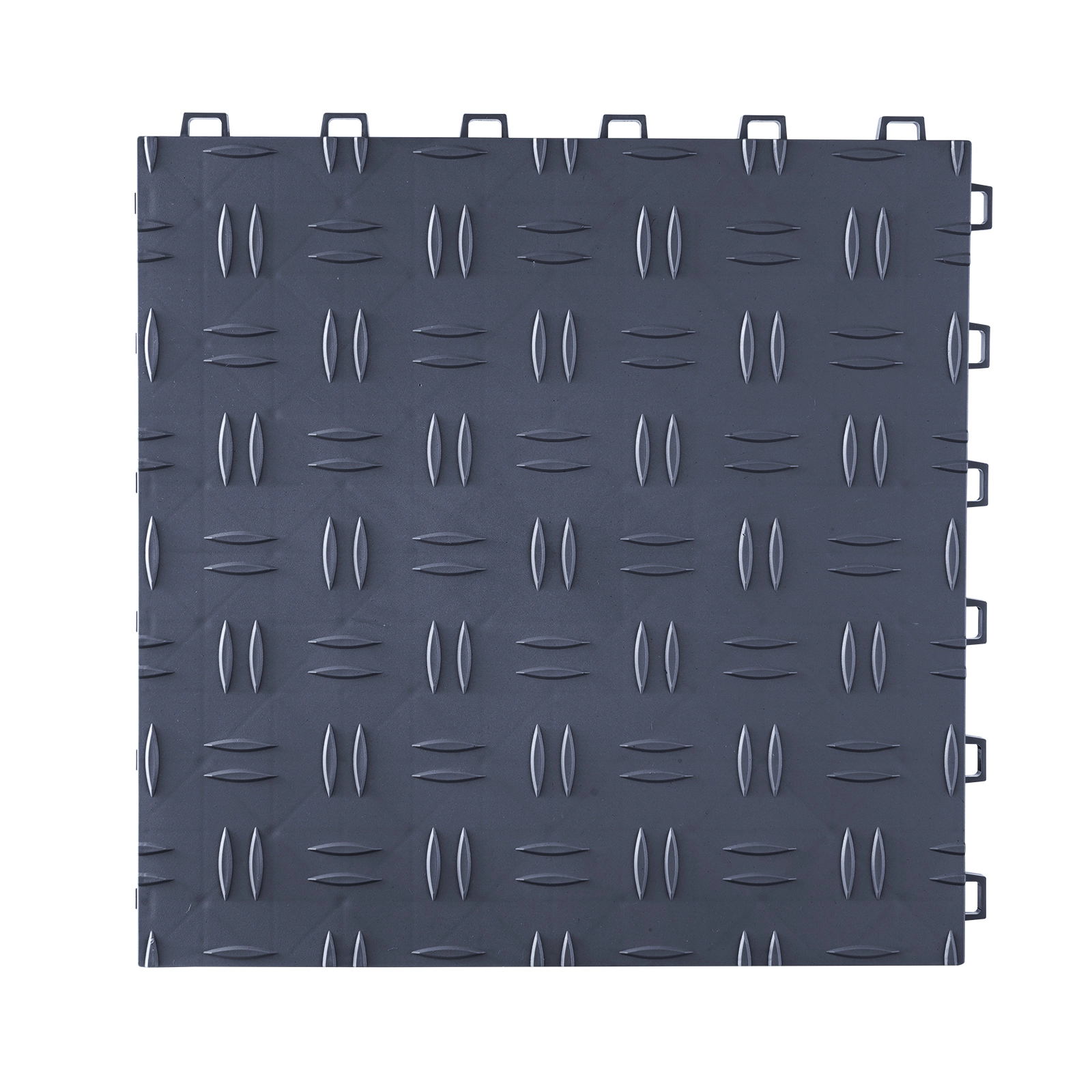 HONGGE Garage Tiles Interlocking 12 x 12 x 0.53 inch Garage Floor Covering Tiles Non-Slip Double-Sided Texture Garage