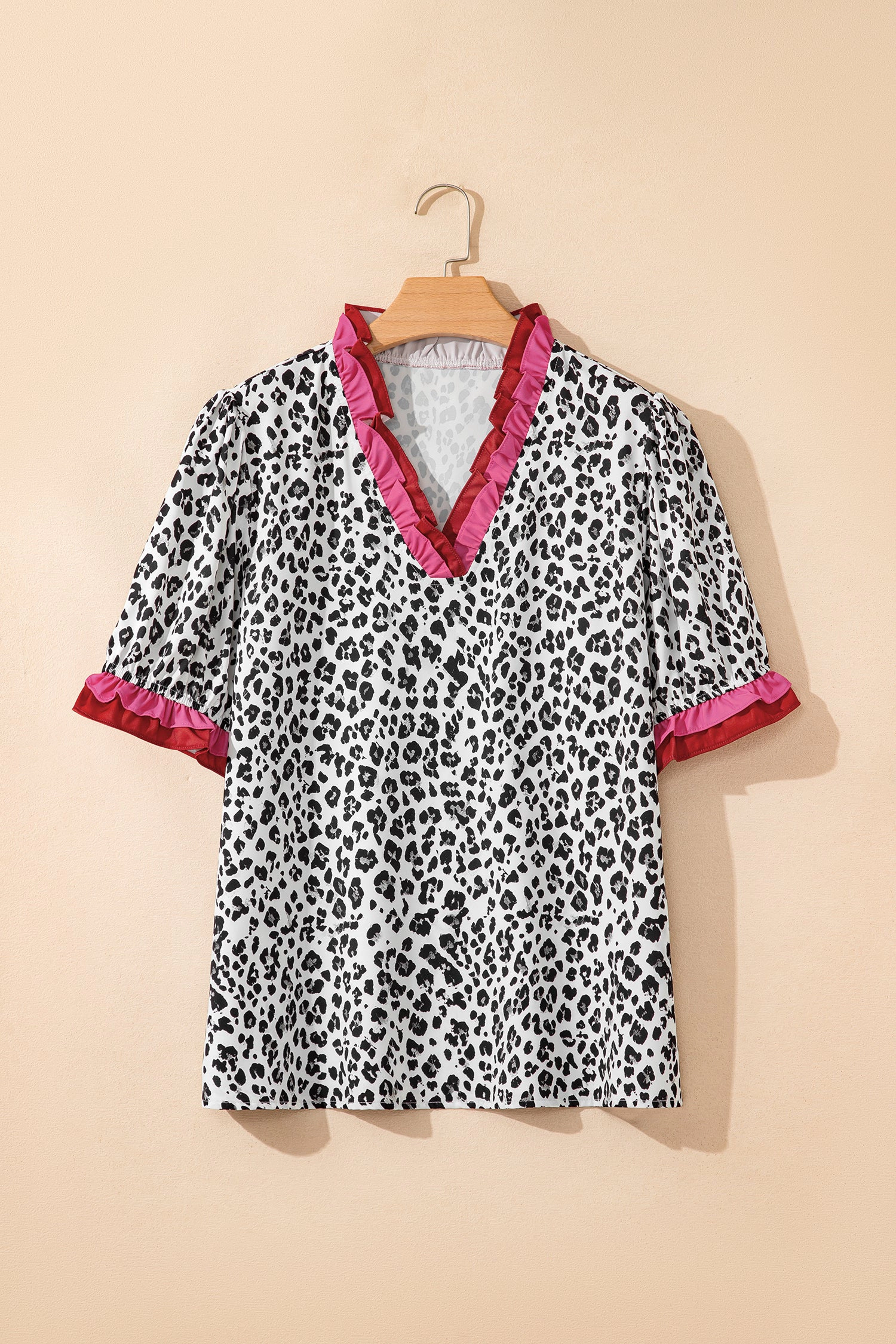 Threaded Pear Lily Short Sleeve Blouse