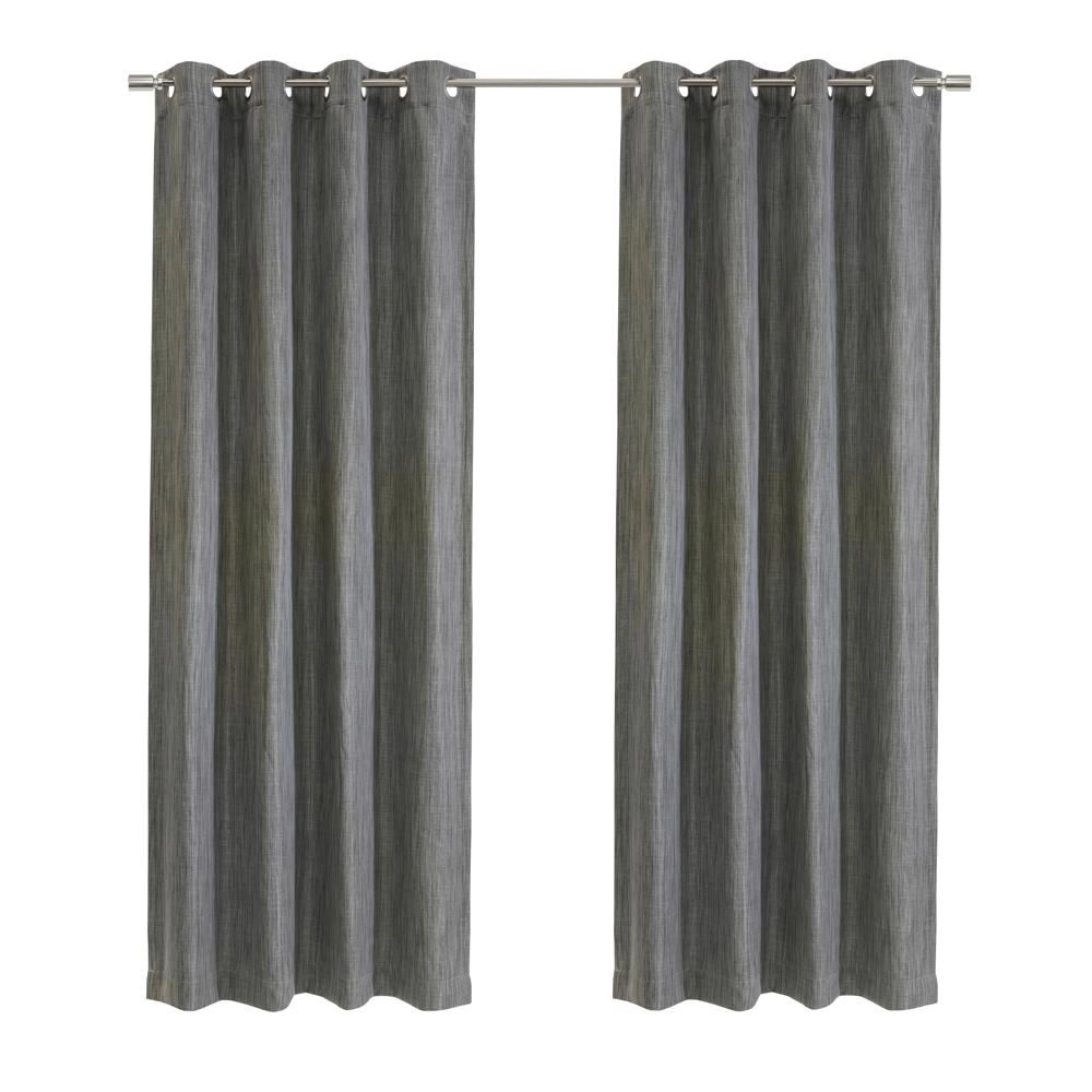 Thermalogic Bryson Provides UV Protection Exclusive Room Darkening Grommet Curtain Panel 52" x 108" Grey