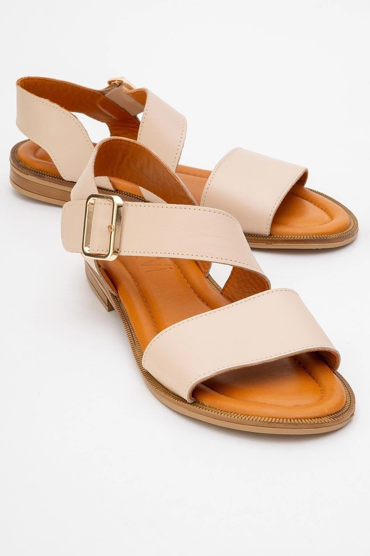 Forever & Always Womens Majesty Leather Sandals