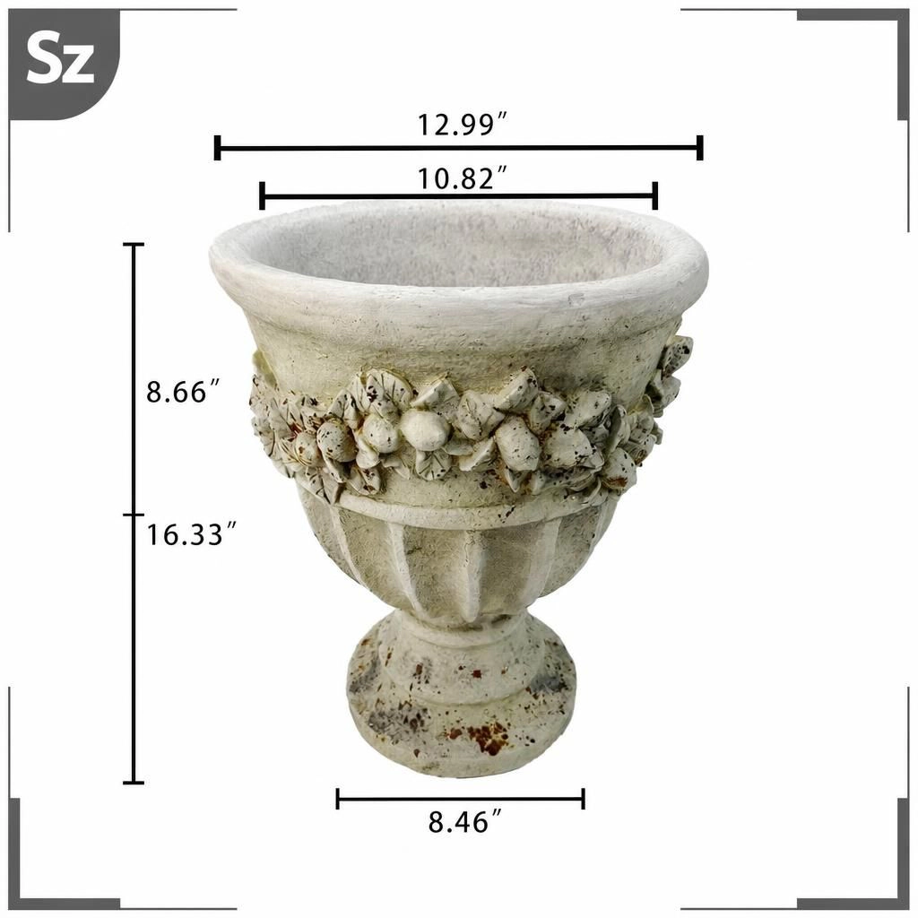 WOW PIONEER Tall Decorative Outdoor Planter