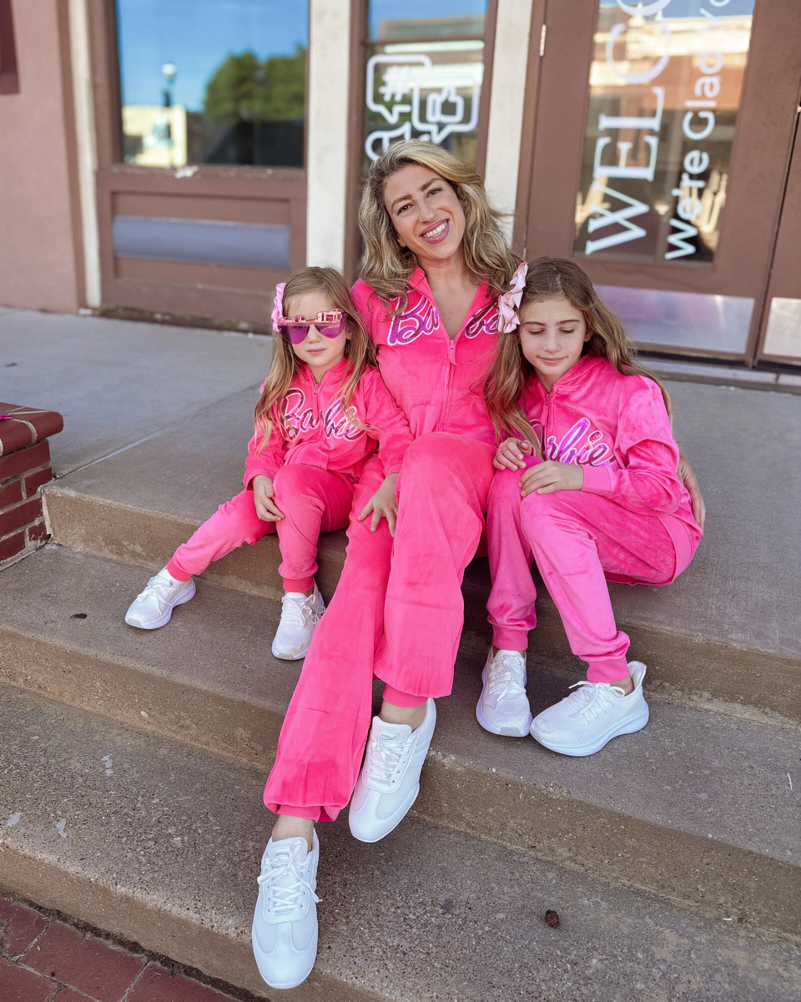 Barbie Girls' Velour Hoodie and Pants Set Coverall