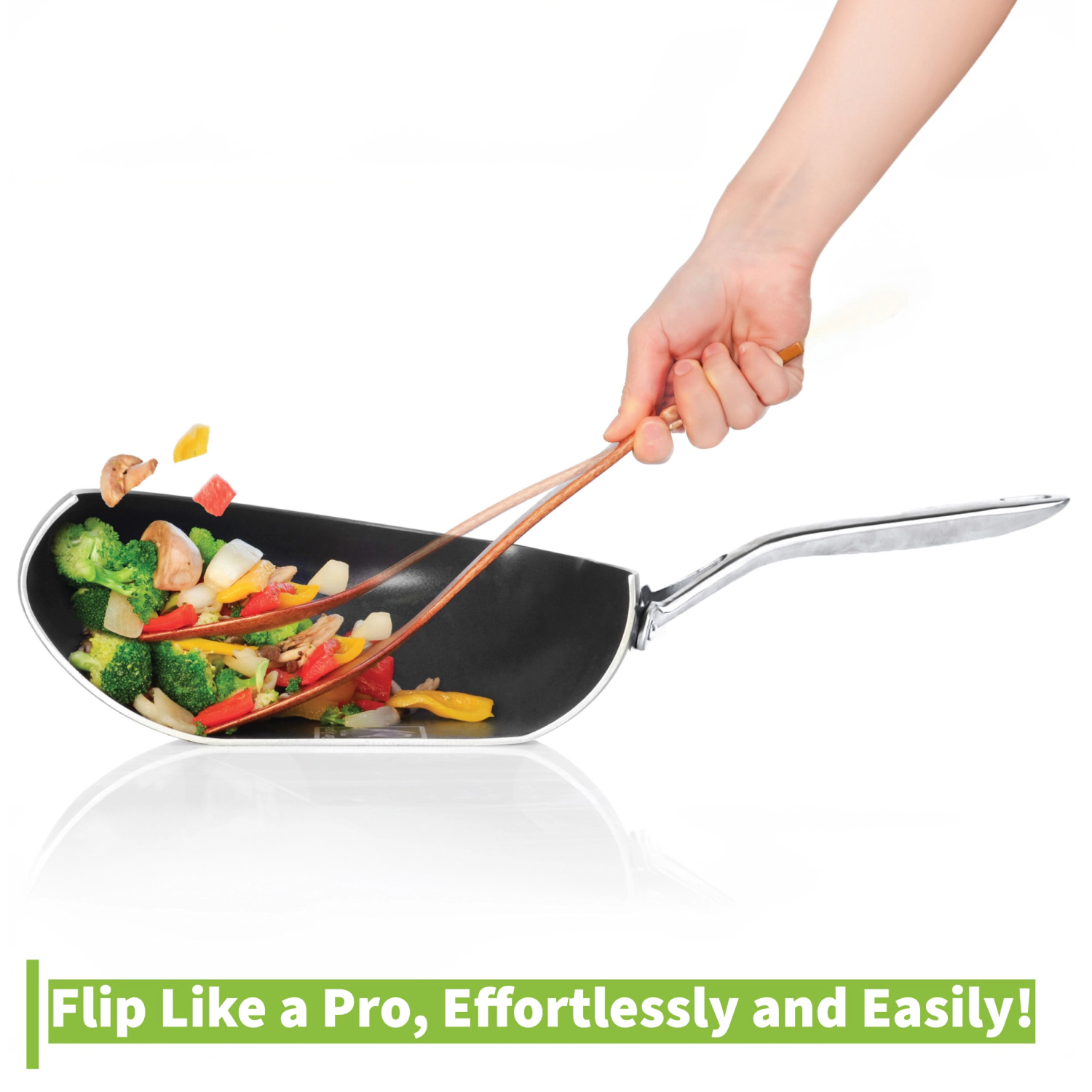 TECHEF Goody Pan - Stir-fry Wok Pan