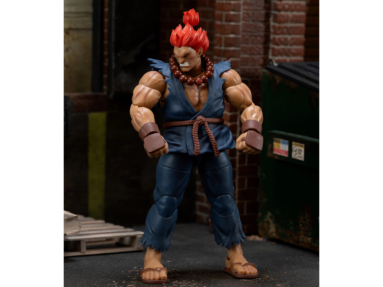 Jada Akuma 6" Moveable Figure With Accessories And Alternate Head And Hands "Ultra Street Fighter Ii: The