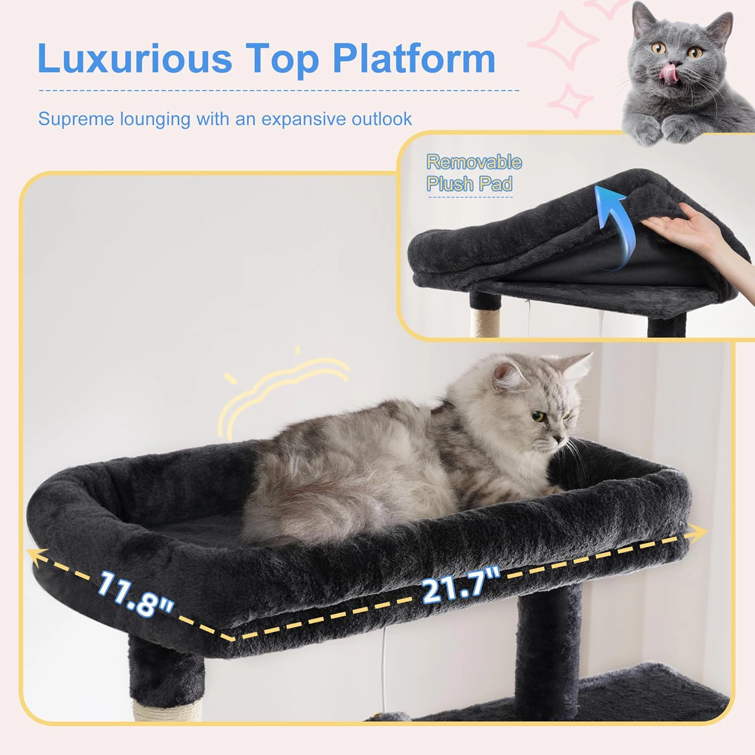 Heybly Multi-Level Large Cat Tree