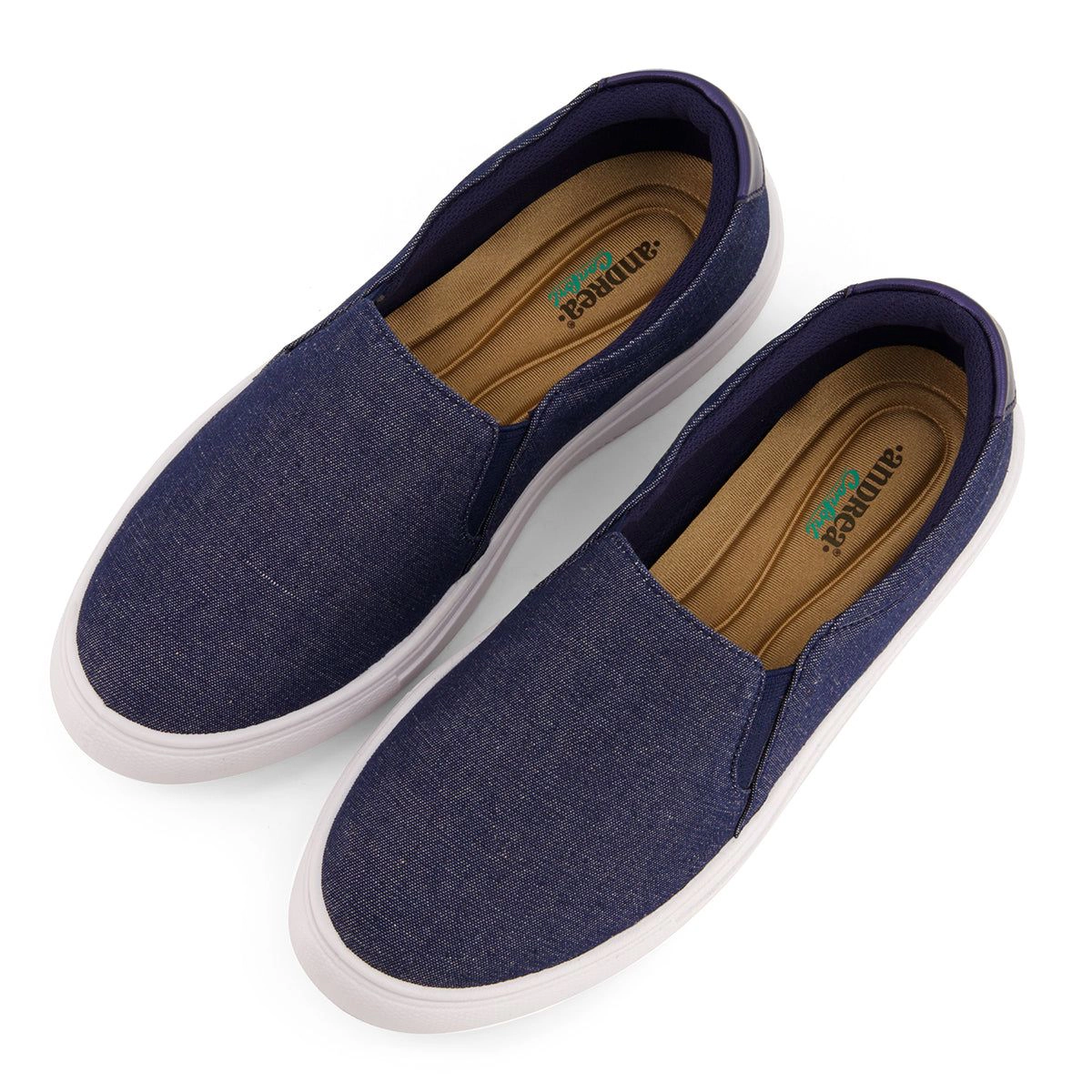 Andrea Casual Slip On Canvas Sneakers
