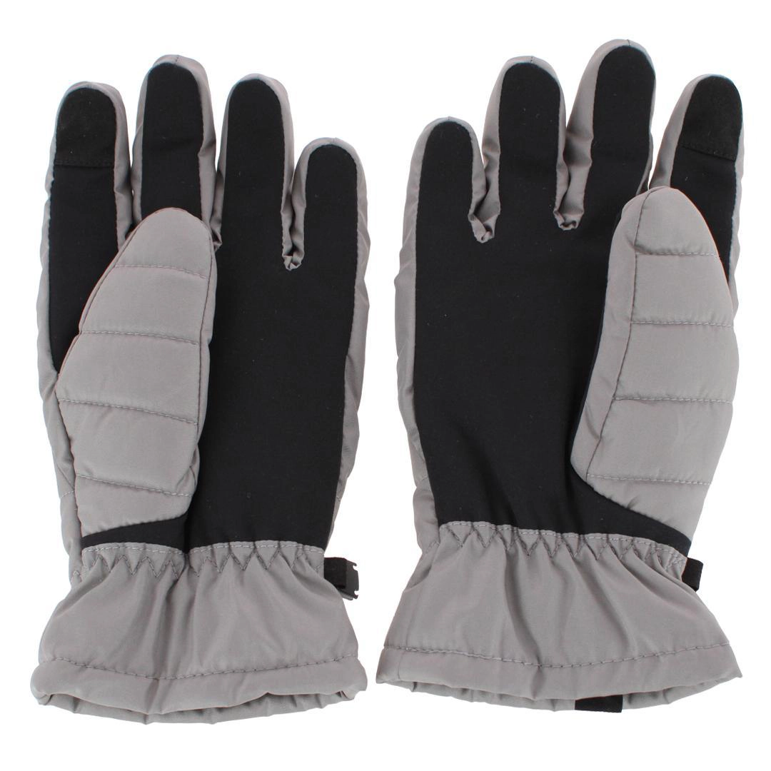 Isotoner Men's Quilted Winter Glove with Gathered Wrist