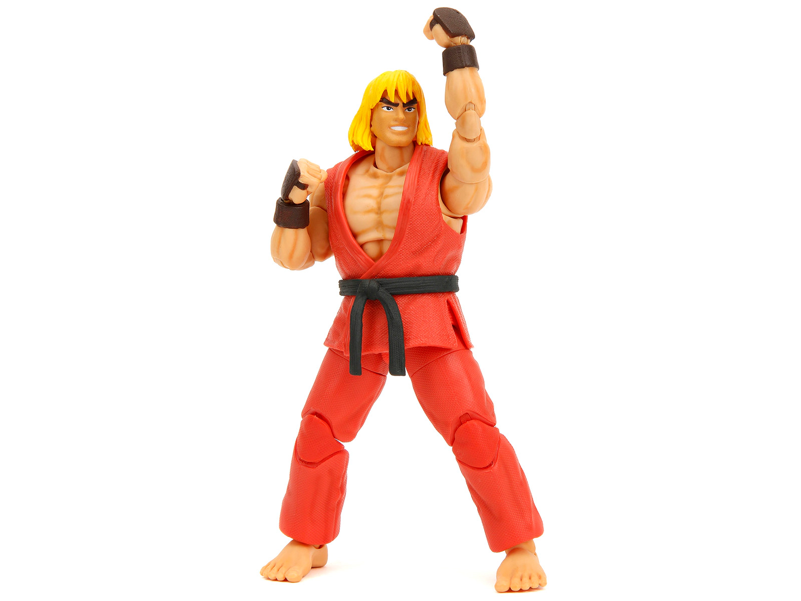 Jada Collectible Ken 6" Moveable Figure With Accessories And Alternate Head Hands "Ultra Street Fighter Ii: The Final