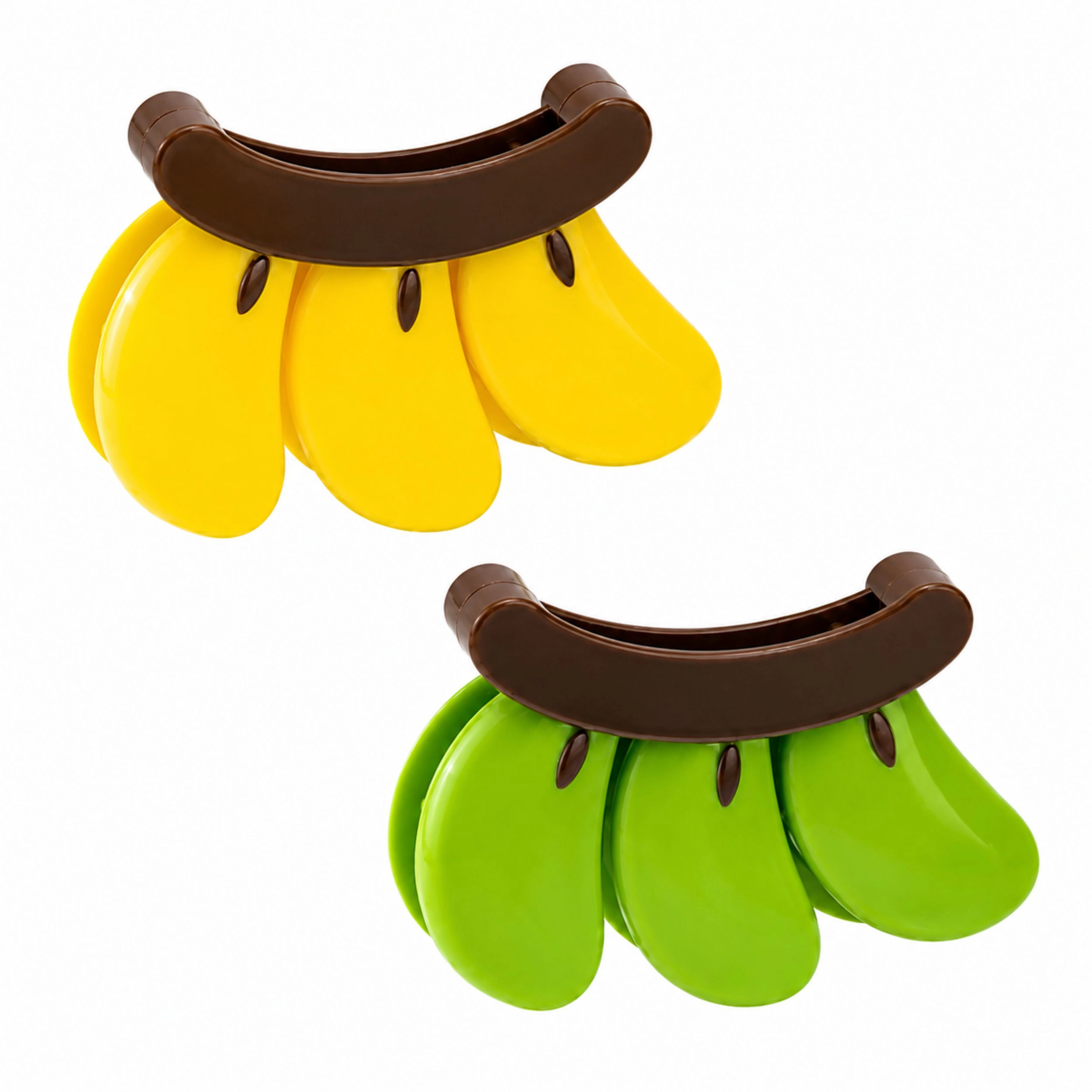 Home Collection Pack o 2 Banana Magnetic Bag Clips Reusable Food Sealing Clamps
