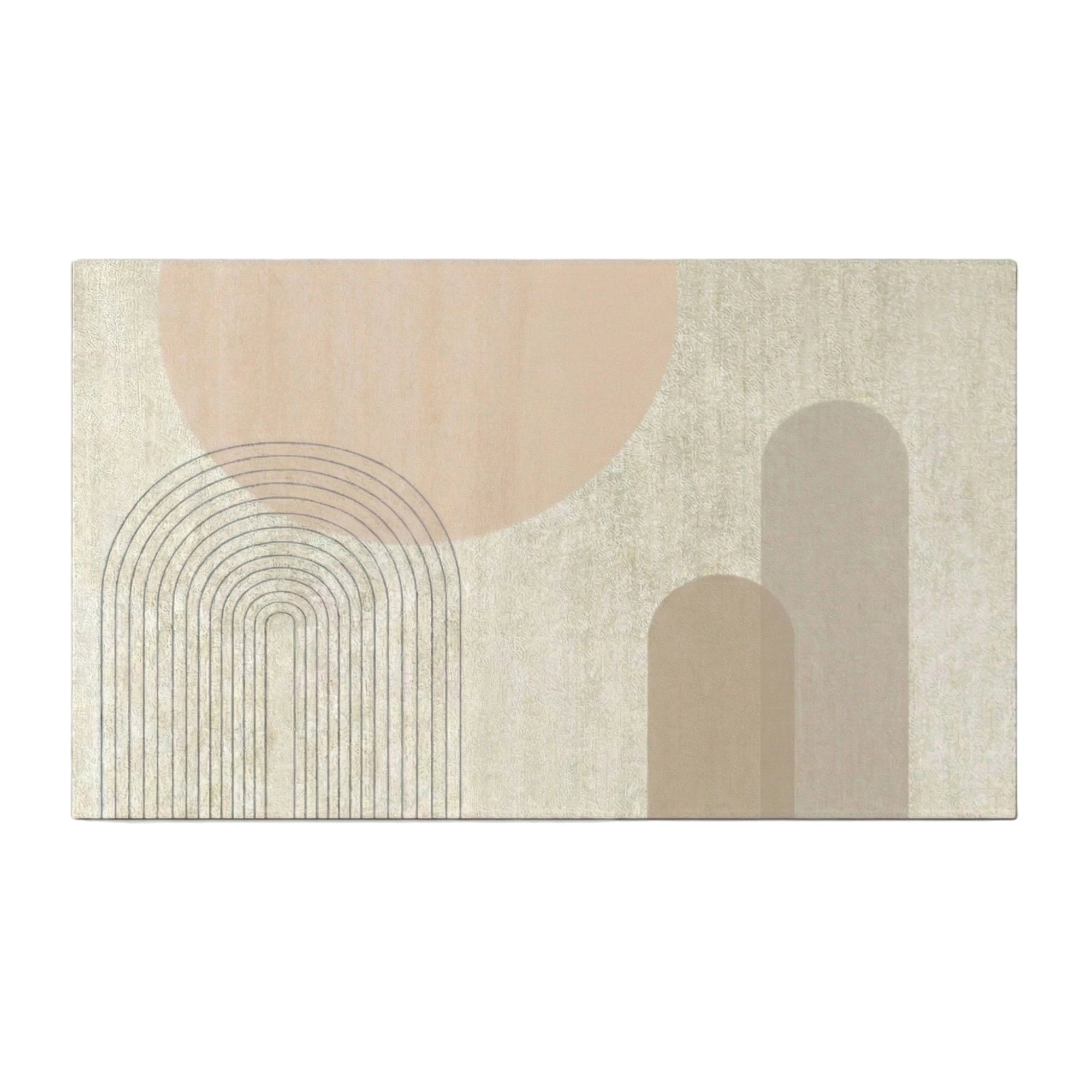 Alilang Unisex Anti Fatigue Kitchen Floor Mat with Geometric Line Pattern Cushioned Standing Rug for Sink Counter and Pr