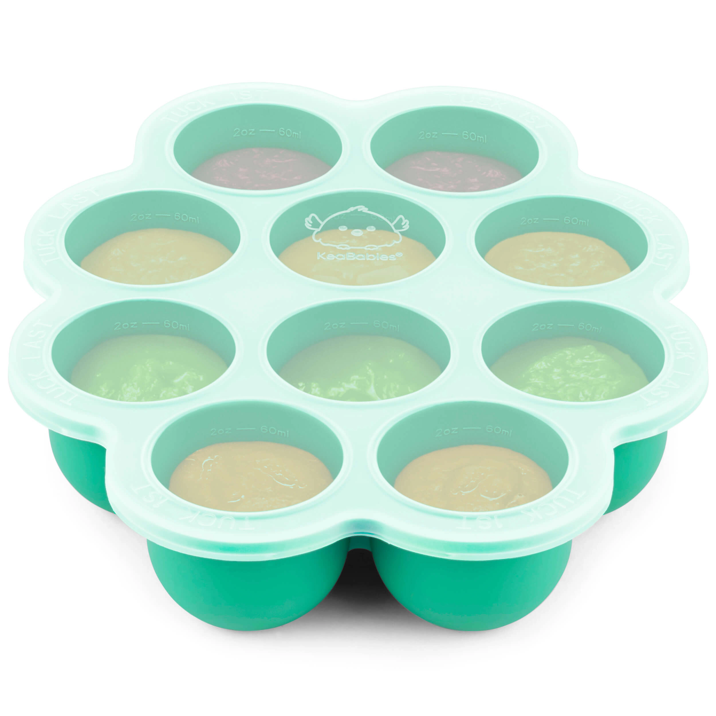 KeaBabies Prep Silicone Baby Food Tray for Boys, Girls