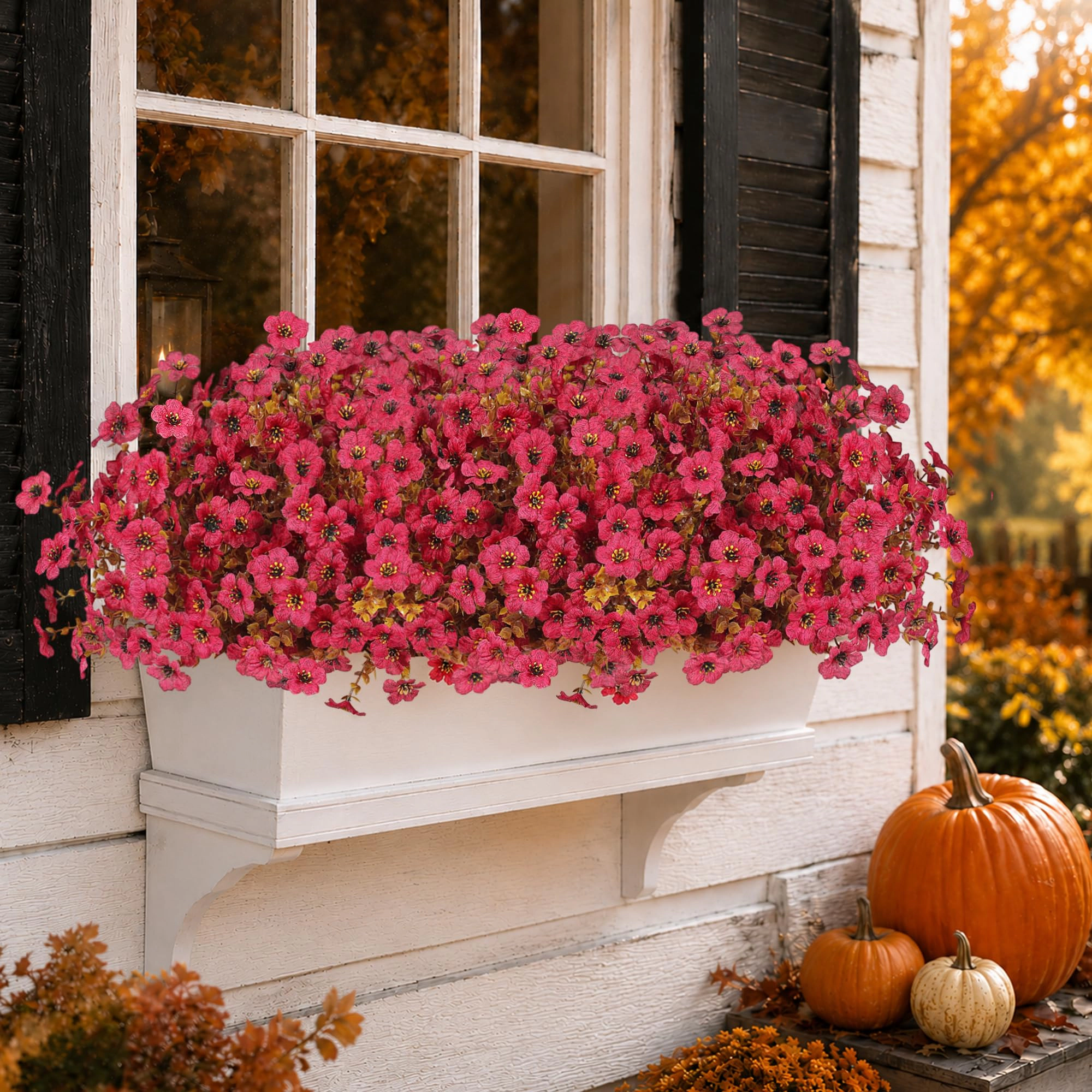 PUPWE Artificial Flowers For Outdoors Plant Spring Summer Decoration