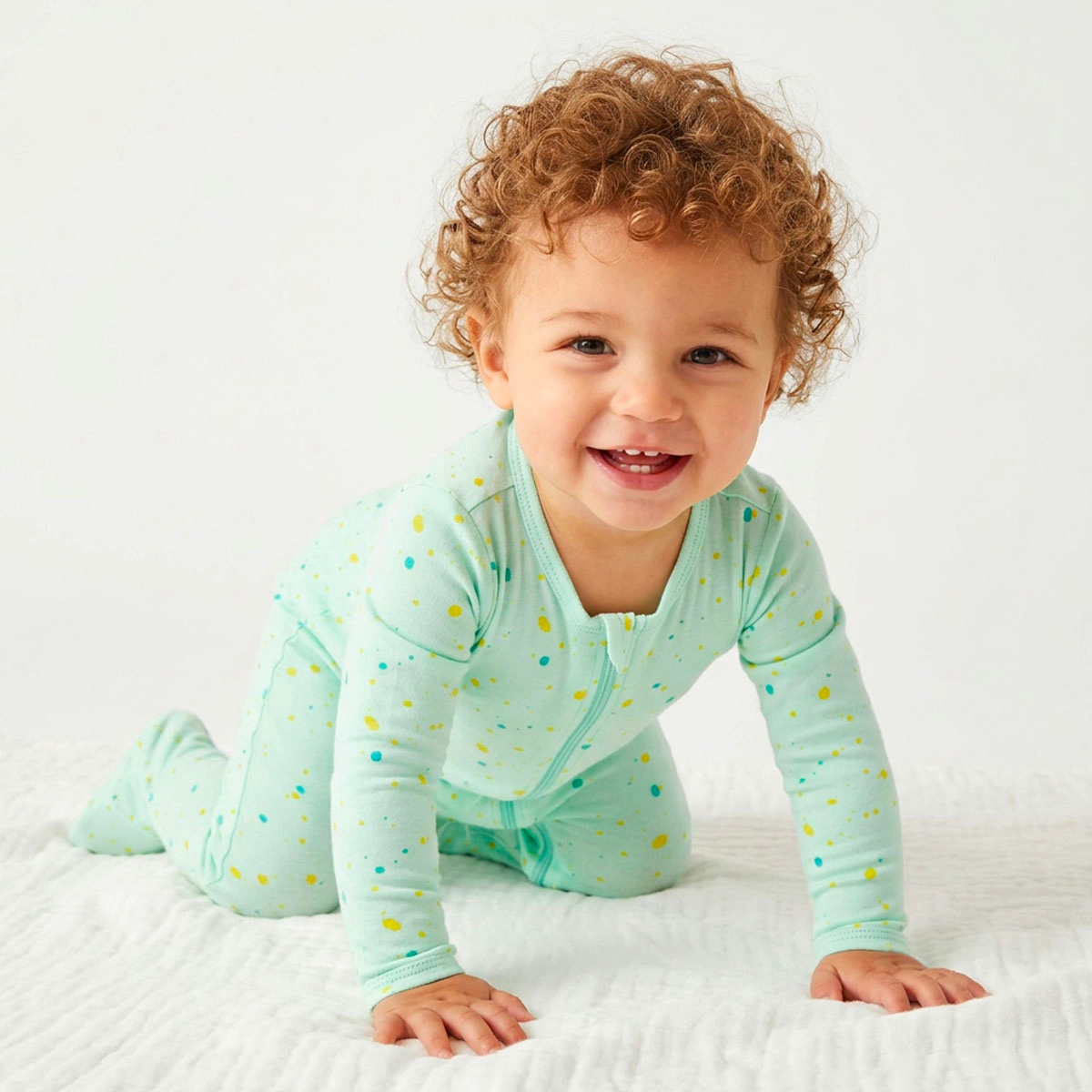Rockets of Awesome Splatter Paint One-Piece For Baby Boy
