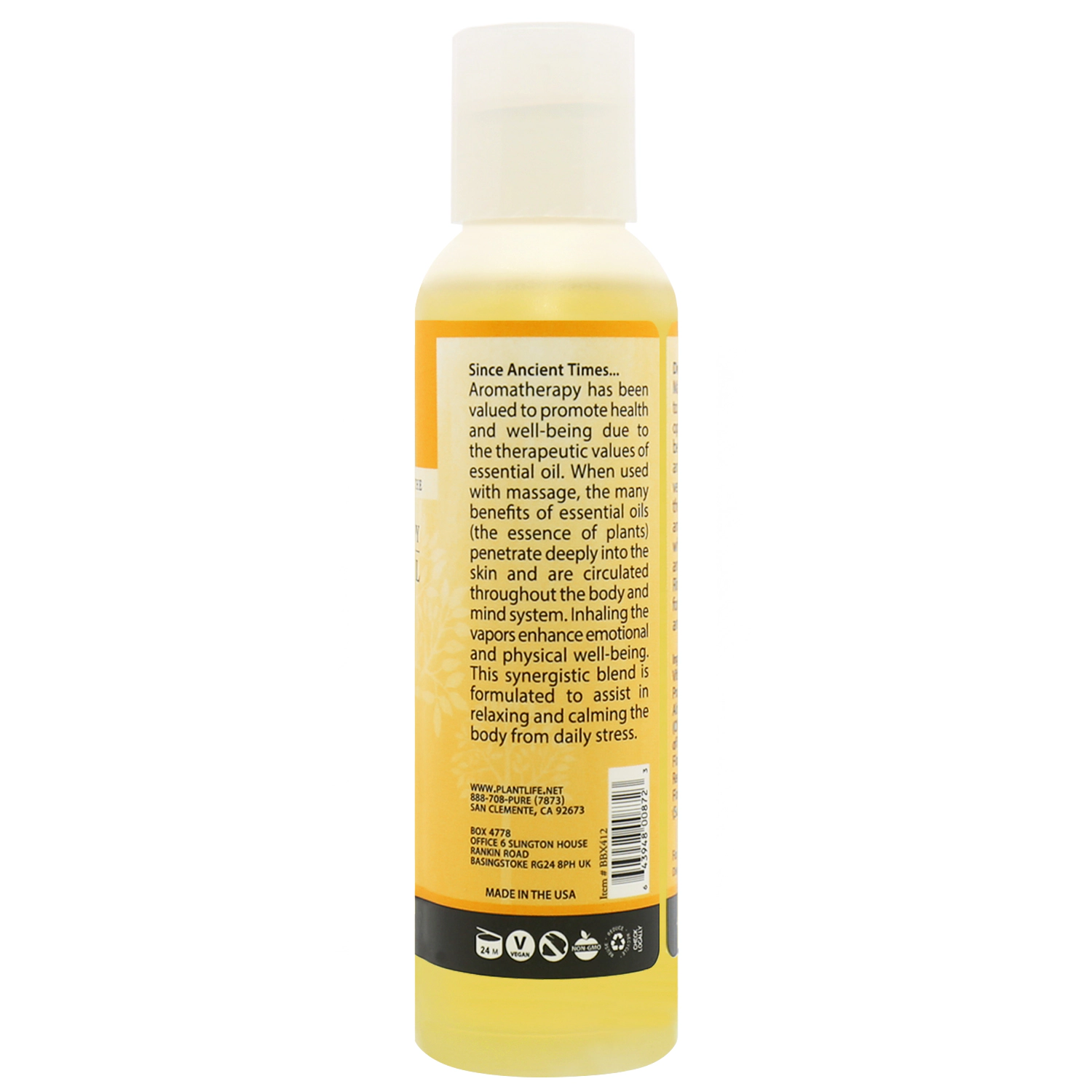 Plantlife Relax Massage Oil