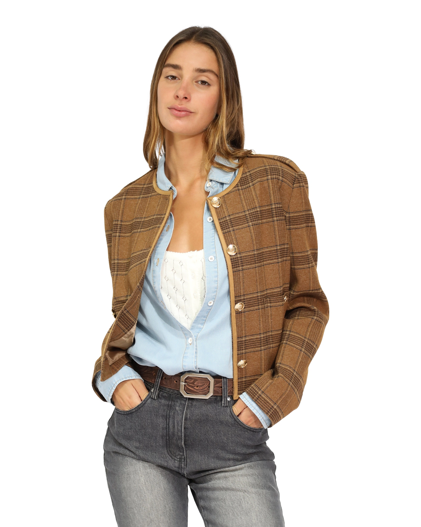 Belle & Bloom Dynasty Boxy Paisley Jacket