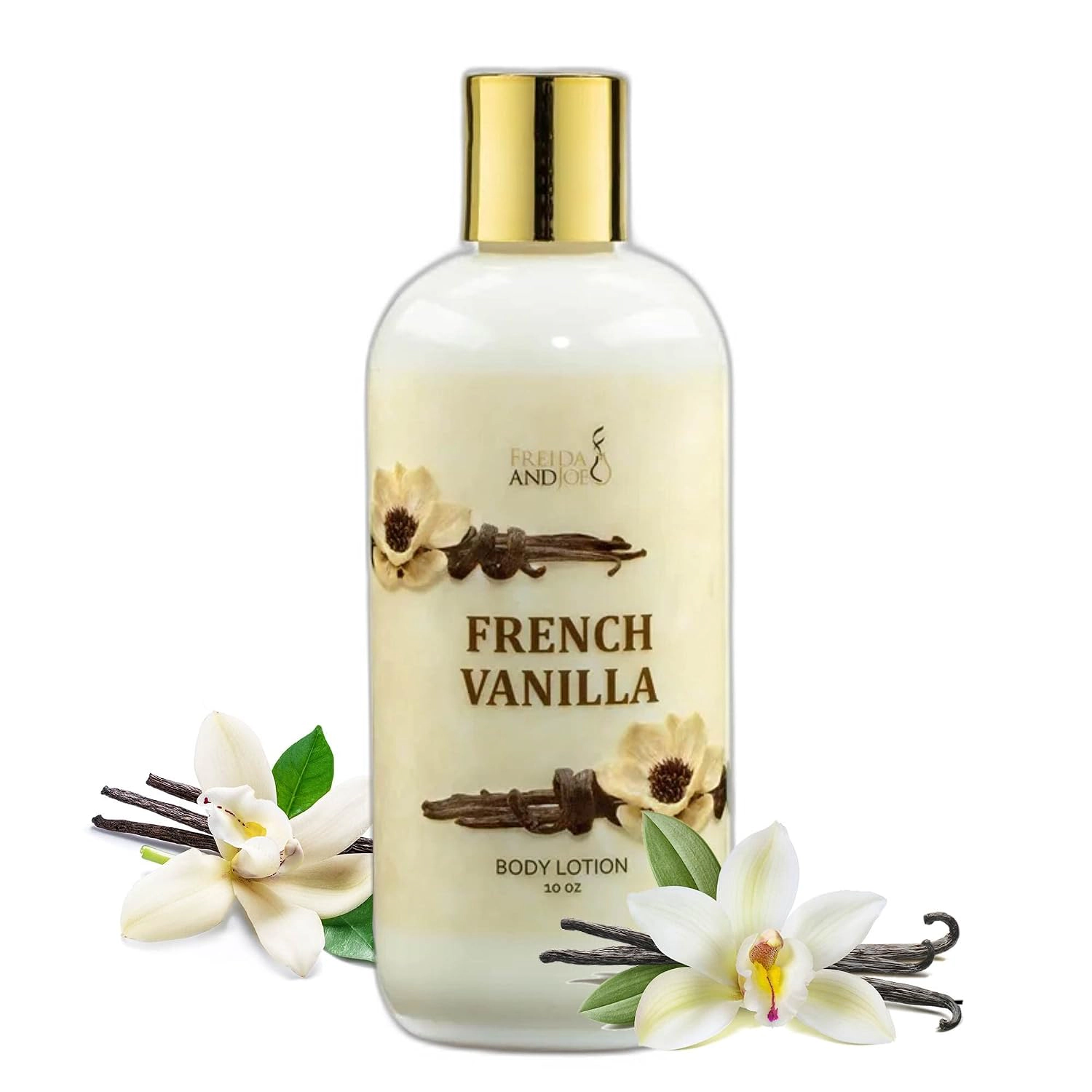 Freida and Joe Women French Vanilla Fragrance Body Lotion in 10oz Bottle